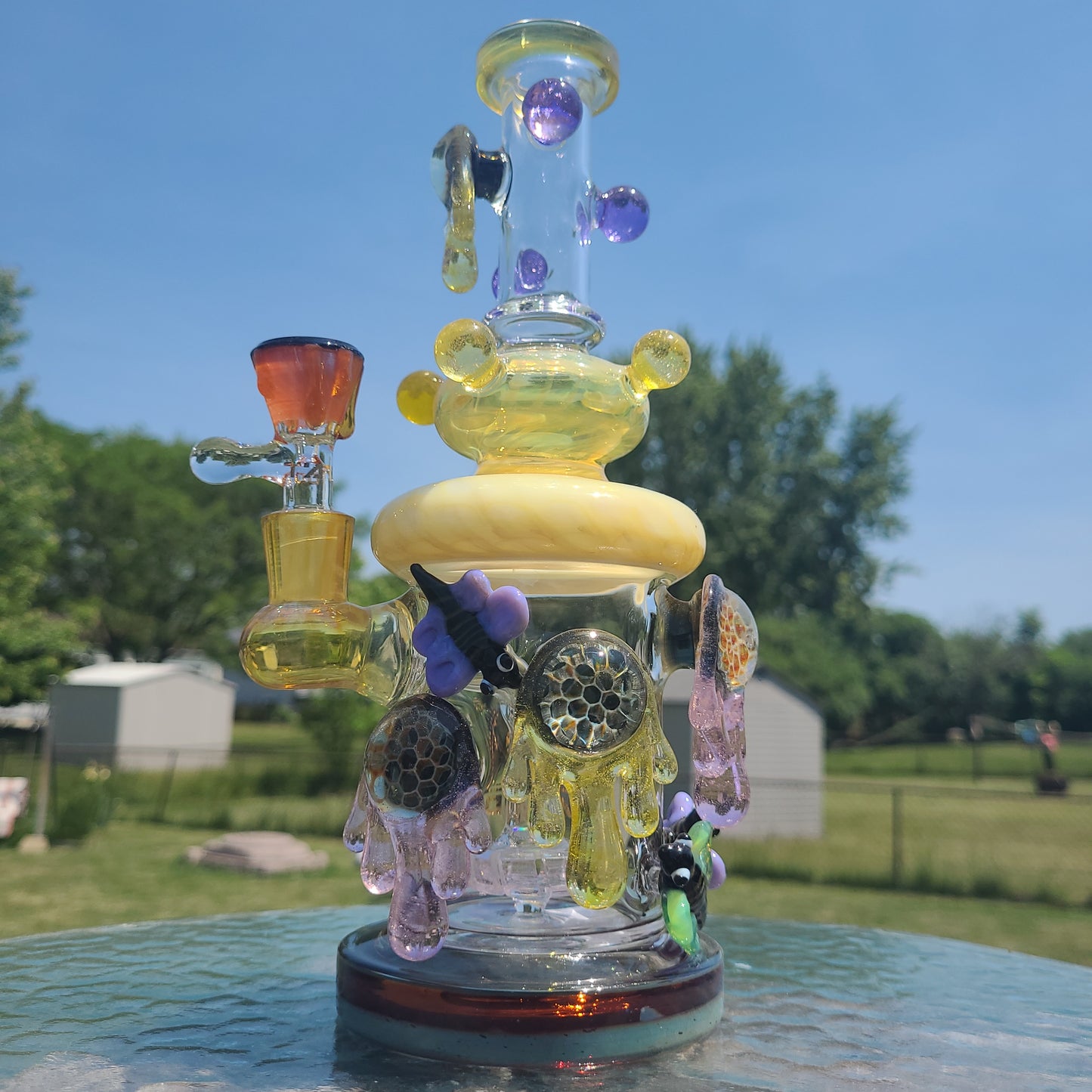 9.5 Tataoo Glass Trippy Beehive