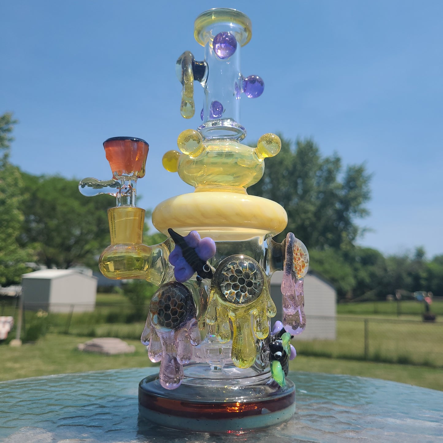 9.5 Tataoo Glass Trippy Beehive