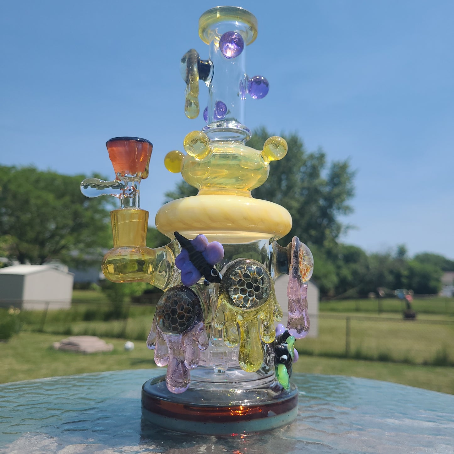 9.5 Tataoo Glass Trippy Beehive