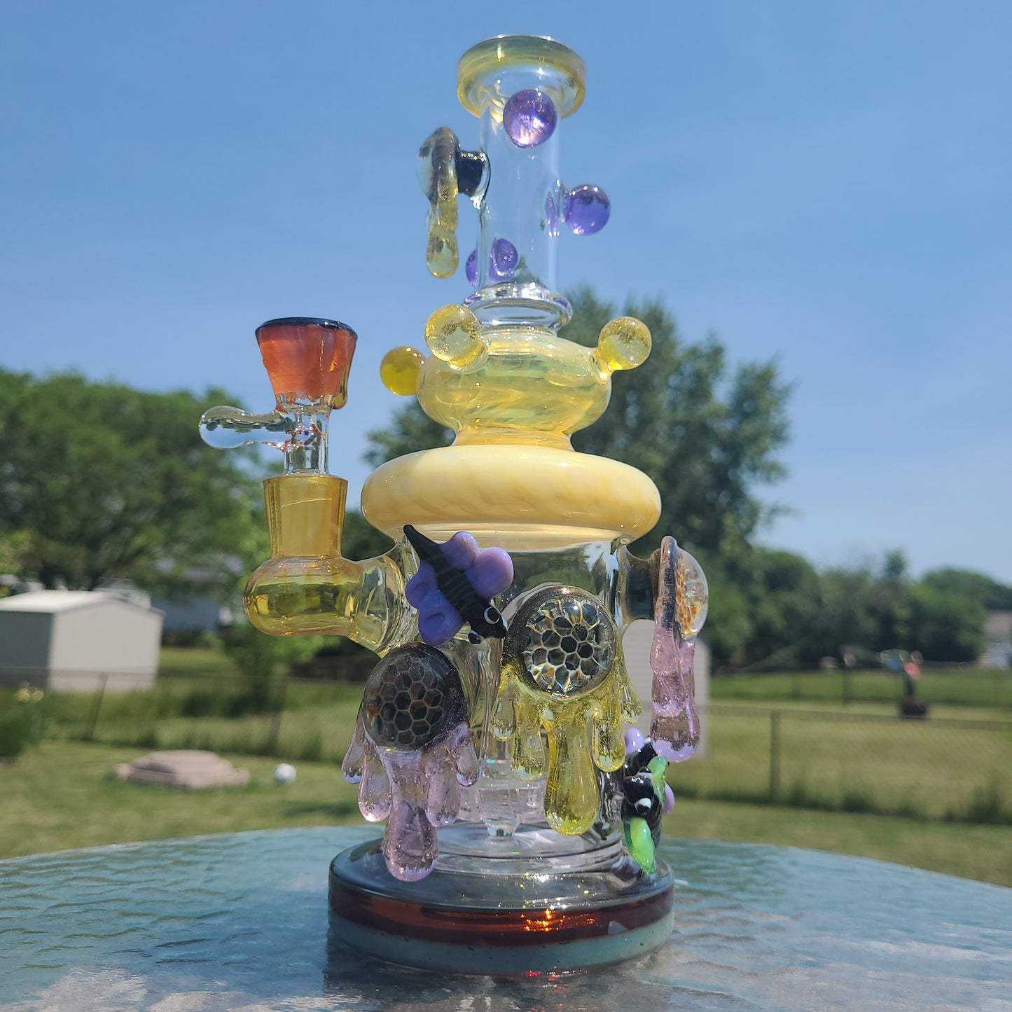 9.5 Tataoo Glass Trippy Beehive