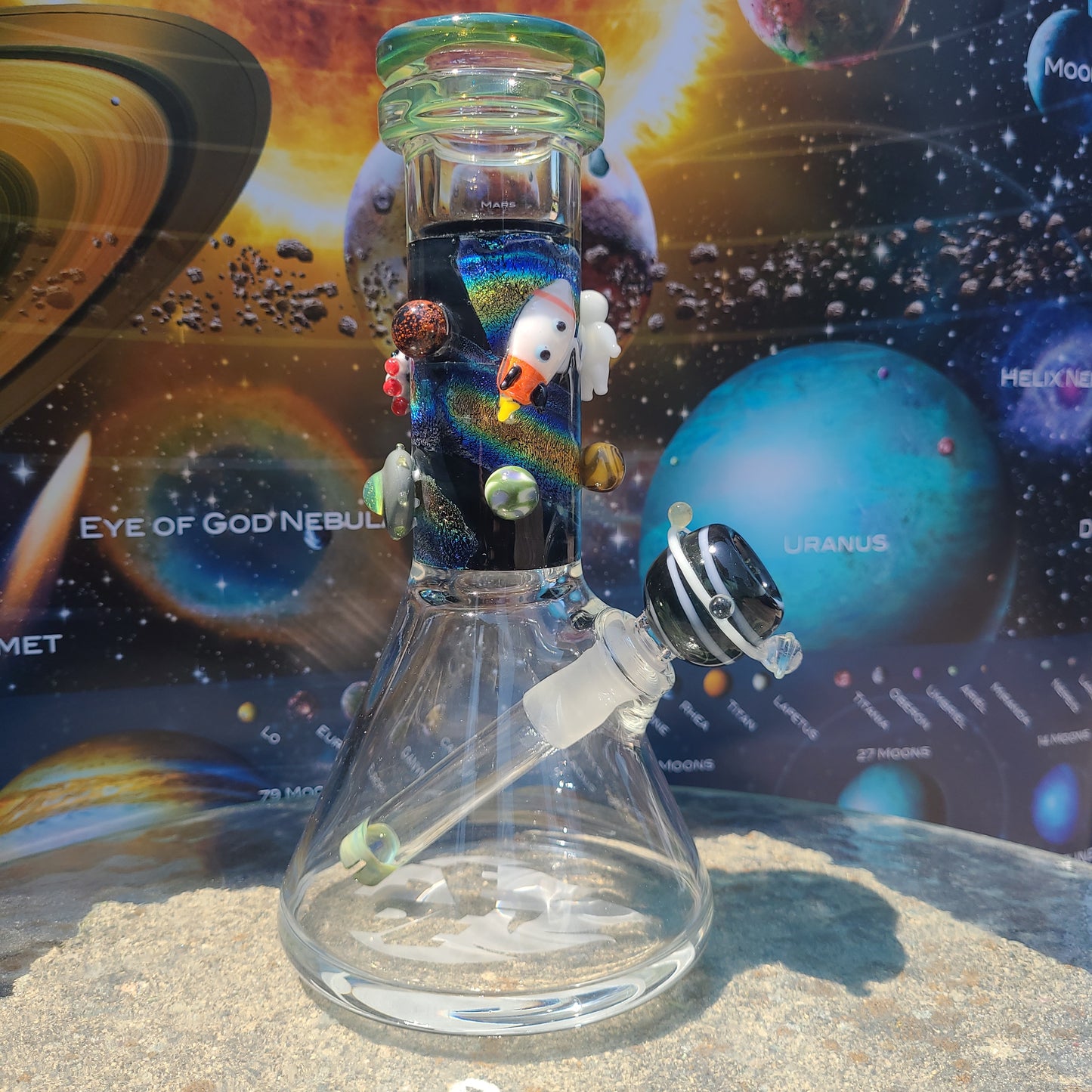 8" Empire Glassworks Baby Beaker Water Pipe