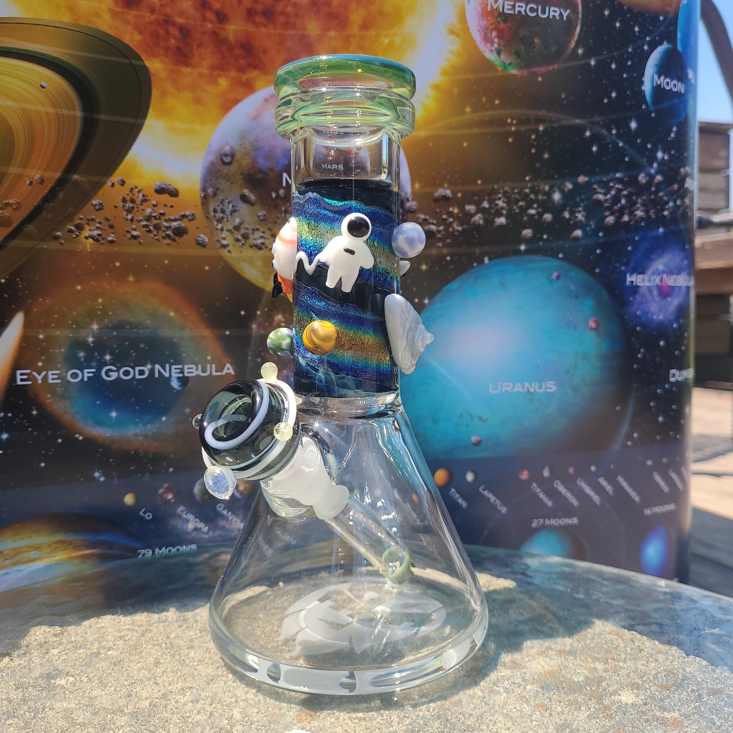 8" Empire Glassworks Baby Beaker Water Pipe