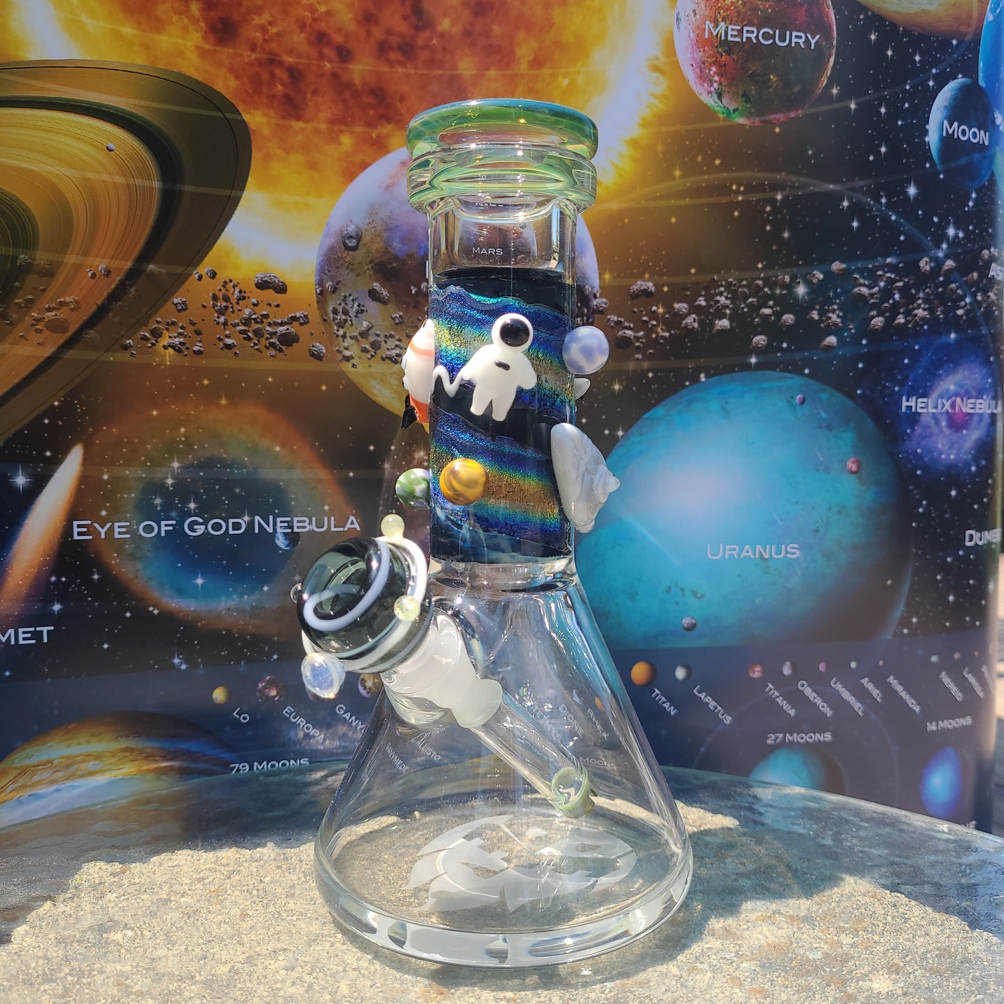 8" Empire Glassworks Baby Beaker Water Pipe