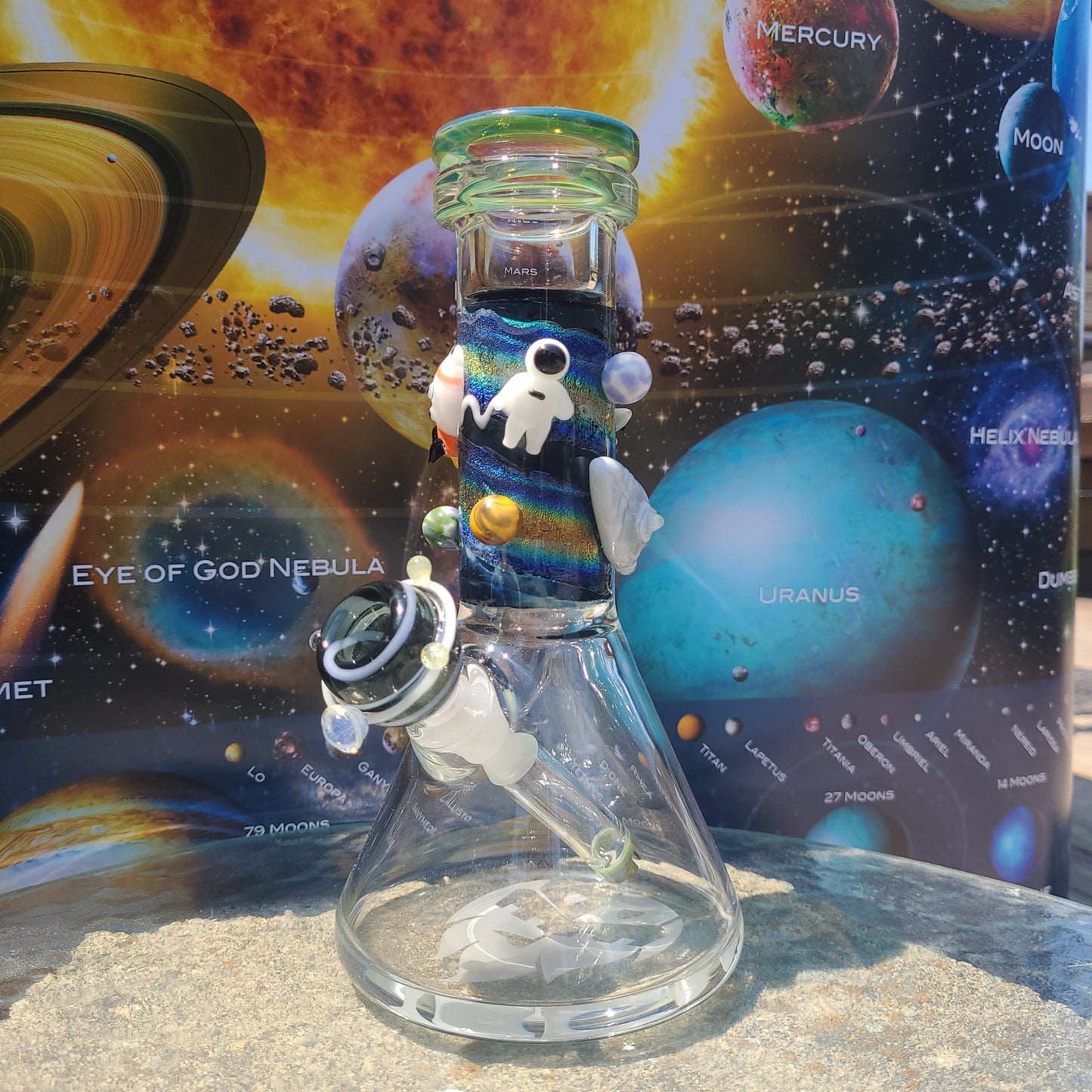 8" Empire Glassworks Baby Beaker Water Pipe