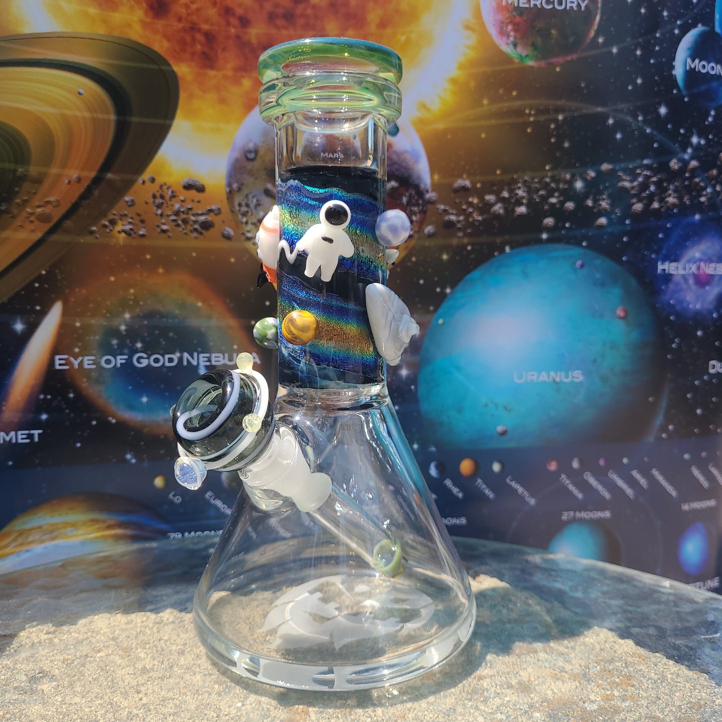 8" Empire Glassworks Baby Beaker Water Pipe