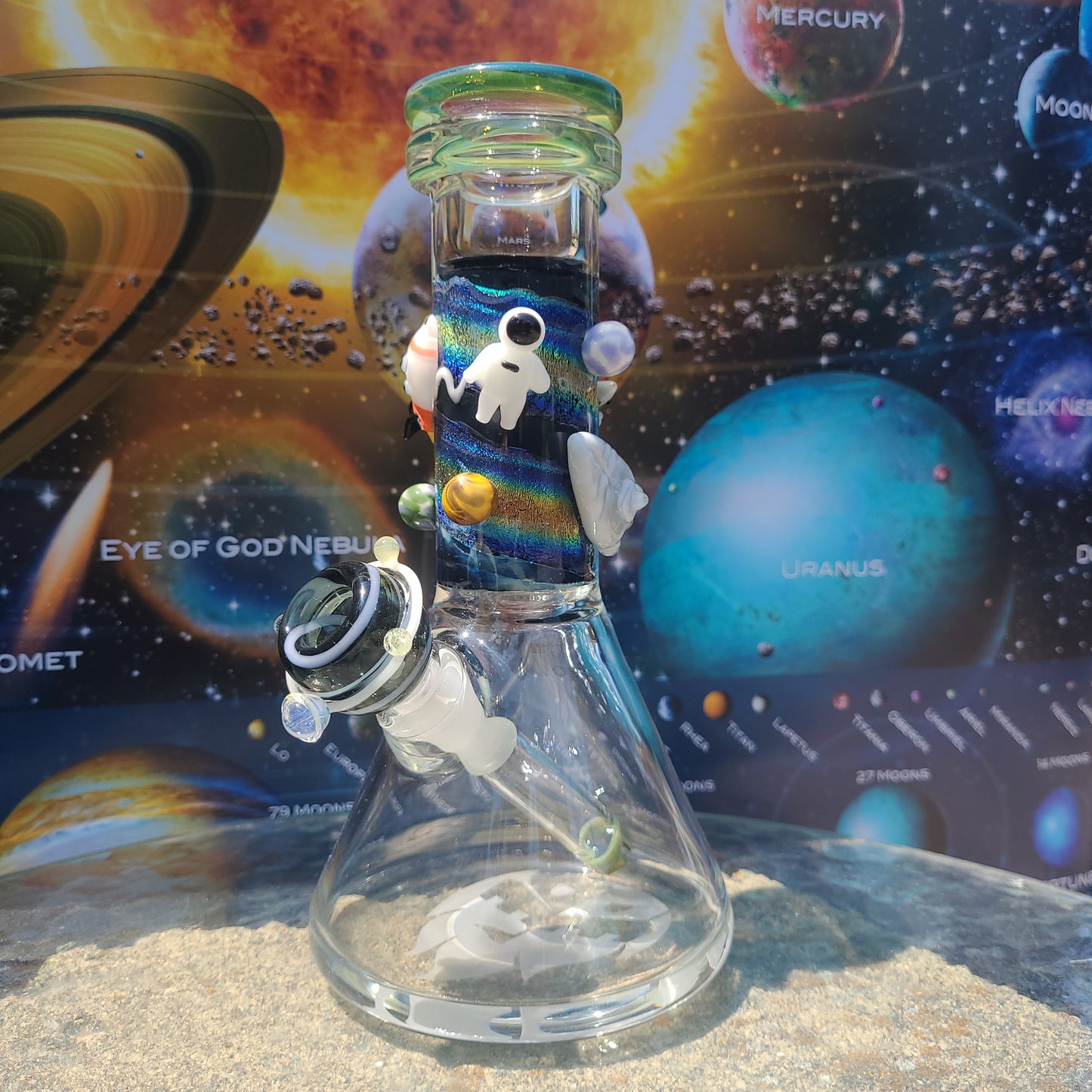 8" Empire Glassworks Baby Beaker Water Pipe