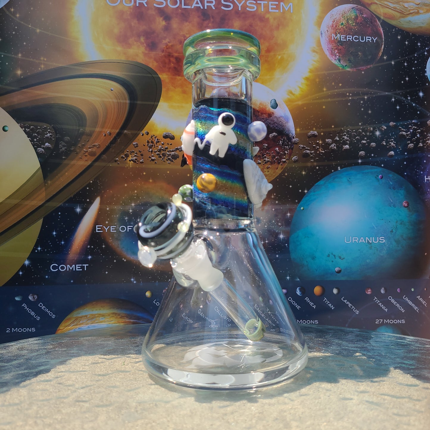 8" Empire Glassworks Baby Beaker Water Pipe