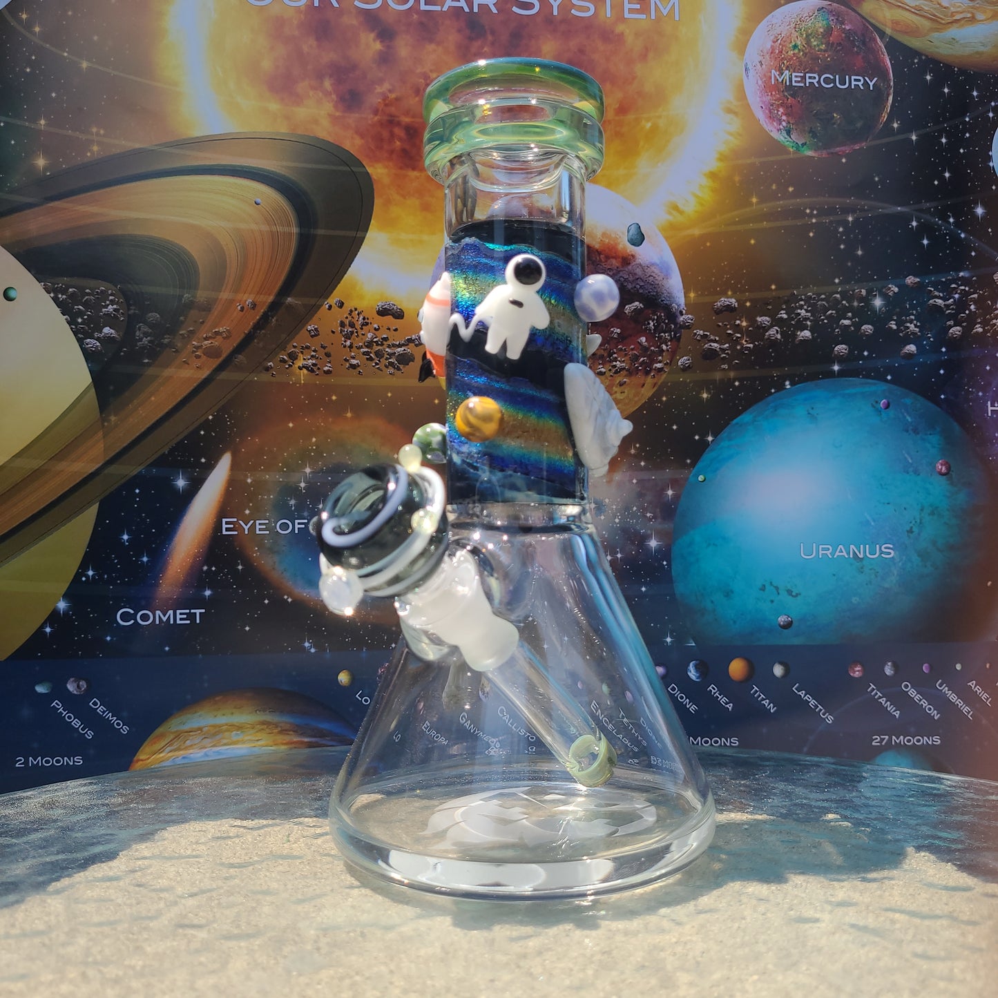 8" Empire Glassworks Baby Beaker Water Pipe