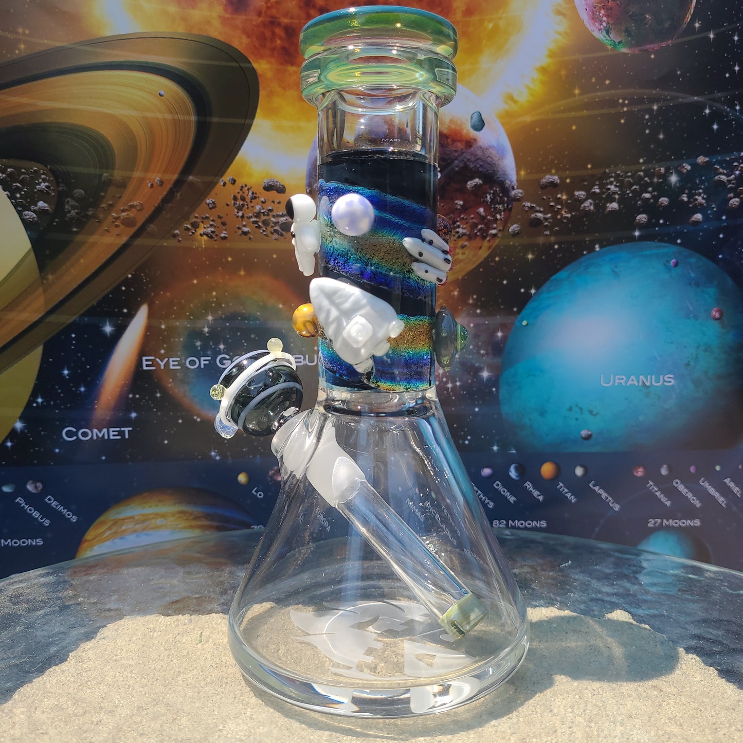 8" Empire Glassworks Baby Beaker Water Pipe