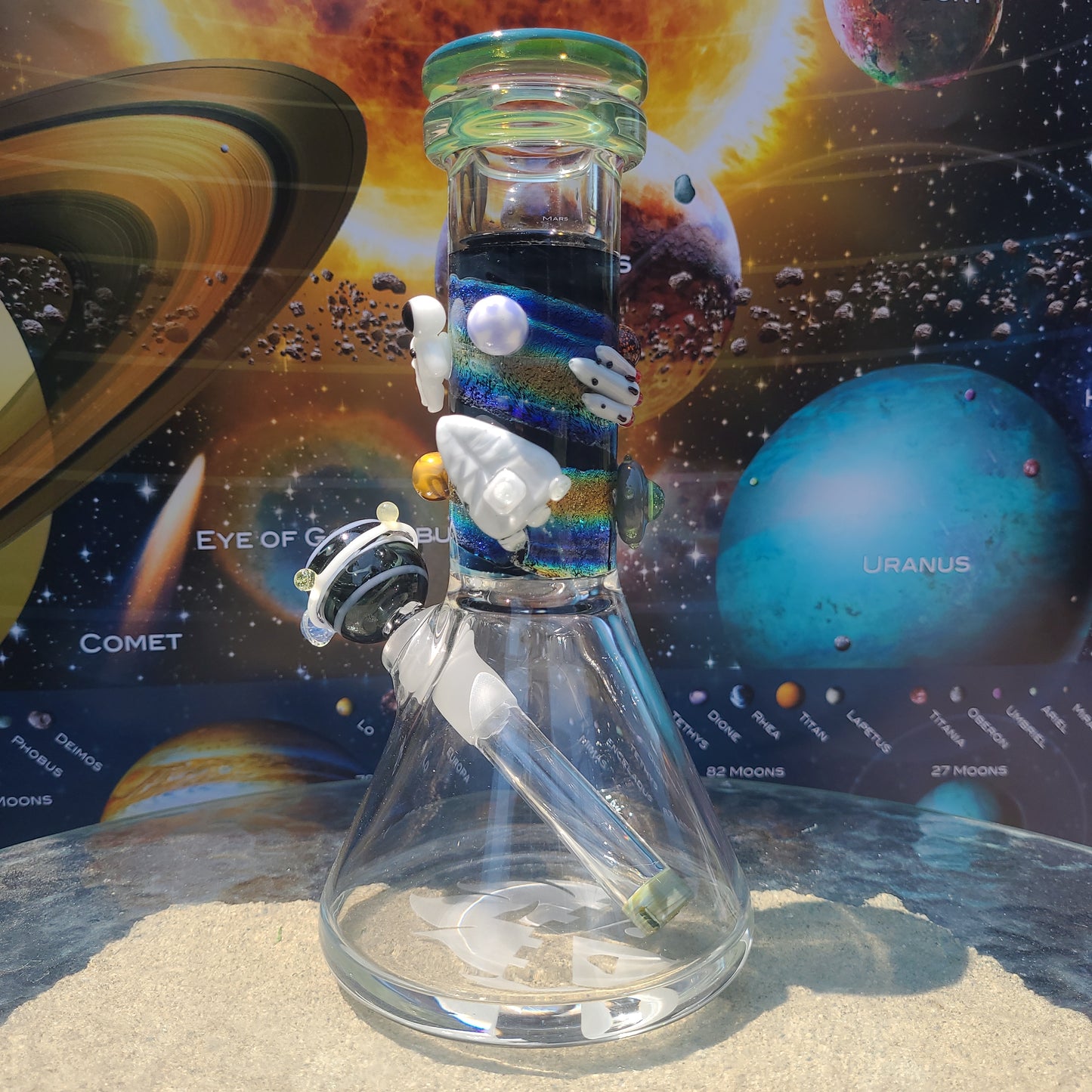 8" Empire Glassworks Baby Beaker Water Pipe