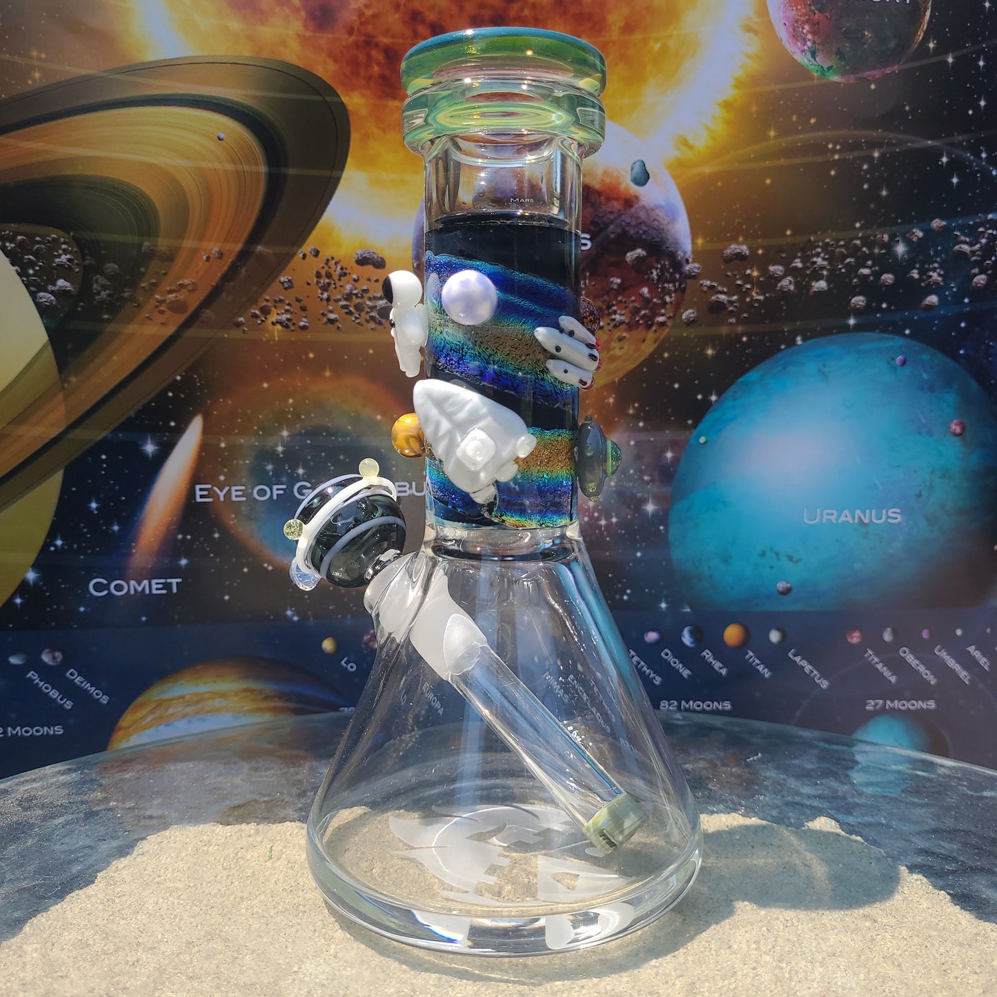 8" Empire Glassworks Baby Beaker Water Pipe