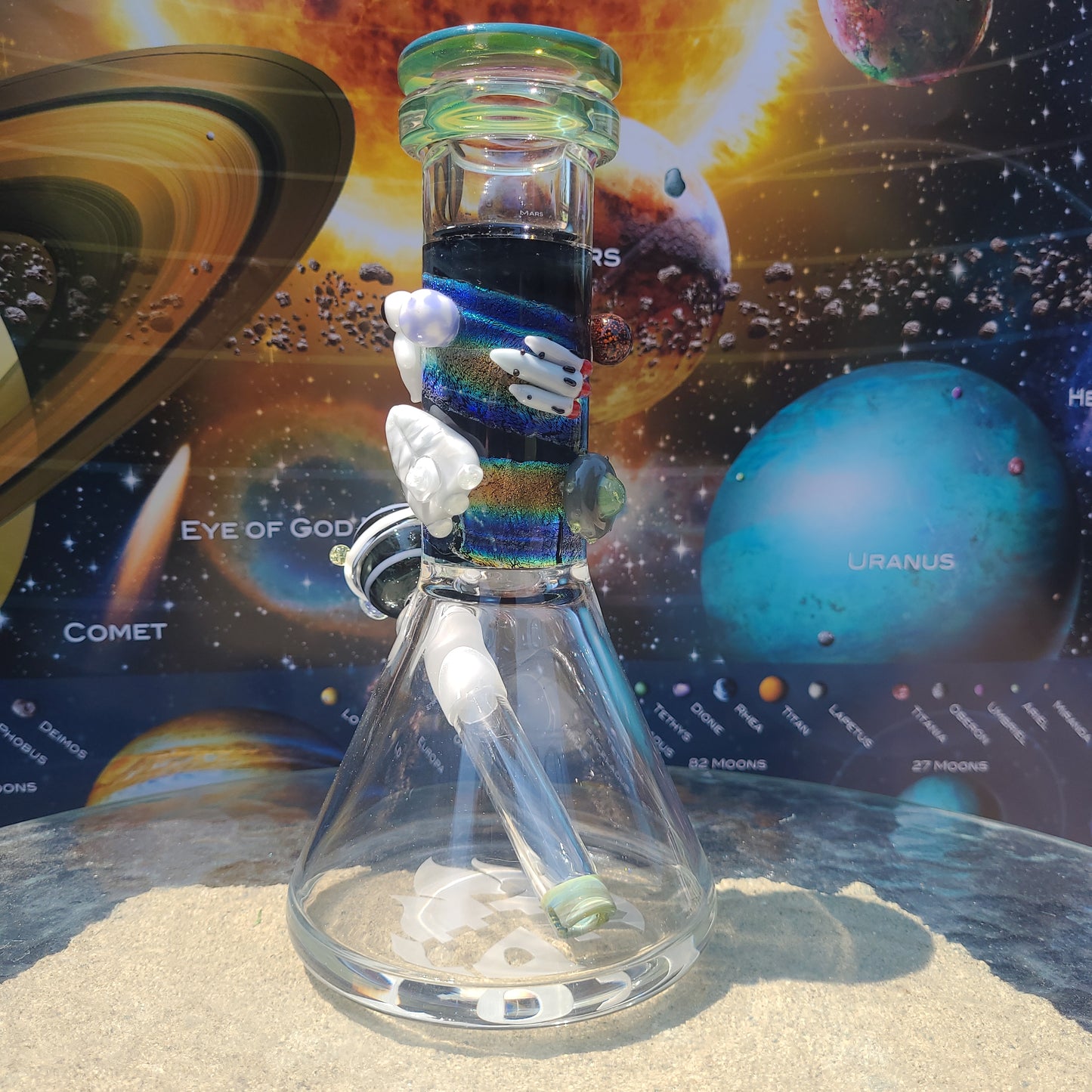 8" Empire Glassworks Baby Beaker Water Pipe