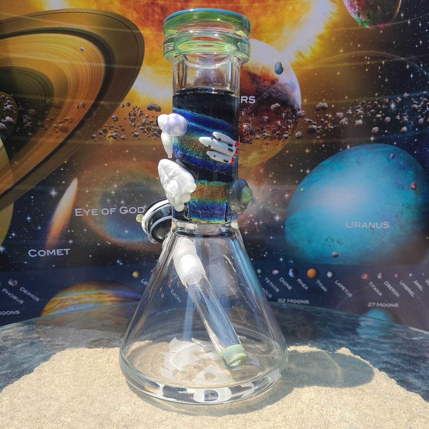 8" Empire Glassworks Baby Beaker Water Pipe