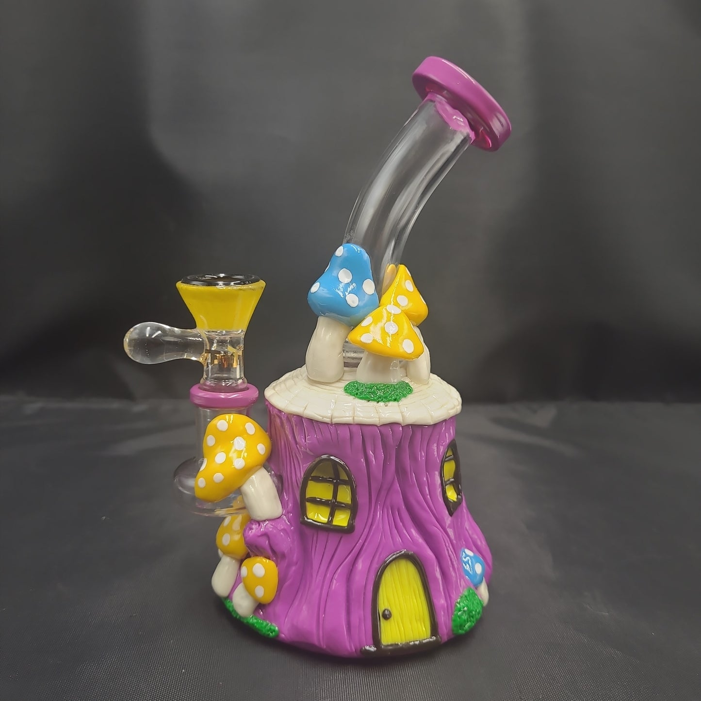 7" Shroomy Tree Strump bong