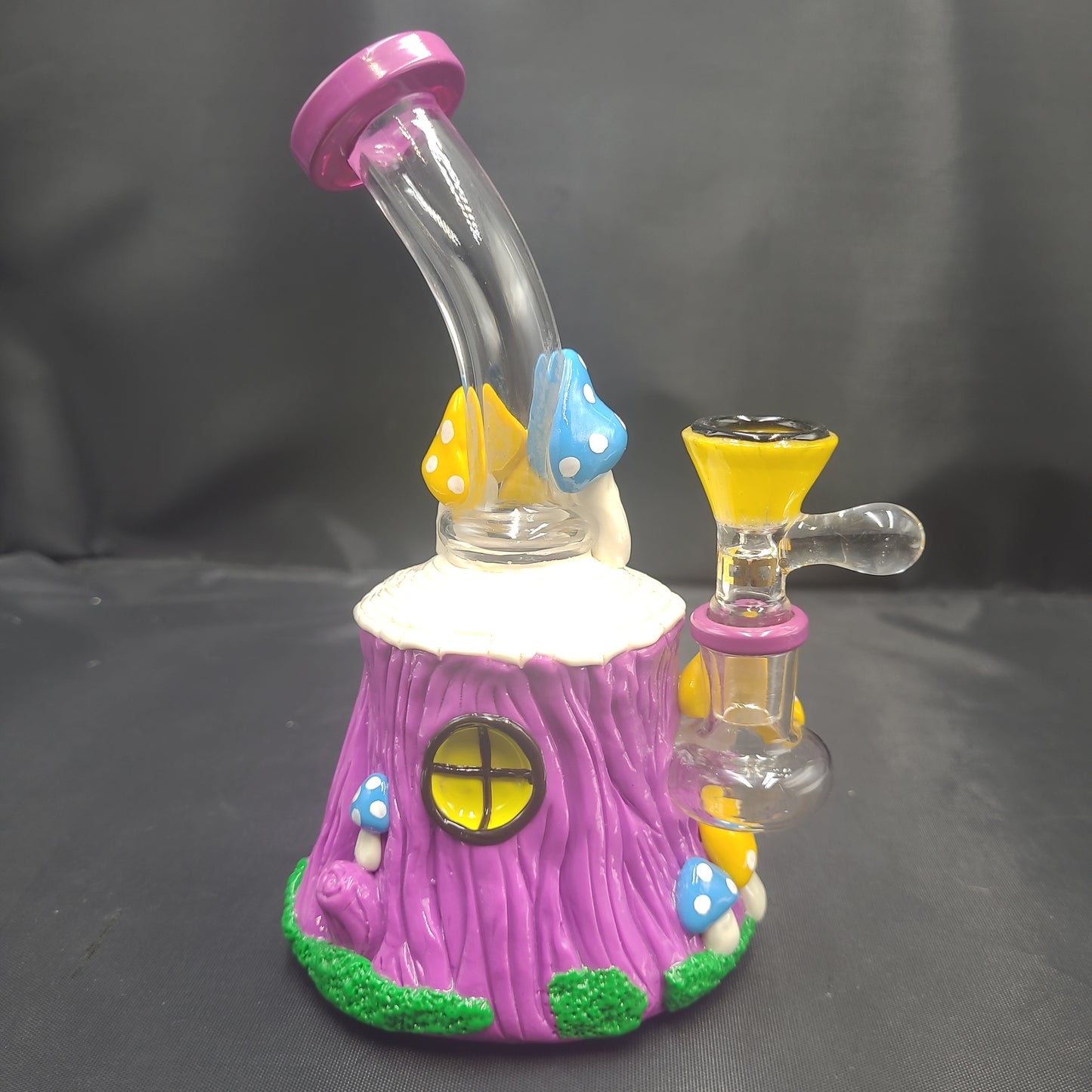 7" Shroomy Tree Strump bong