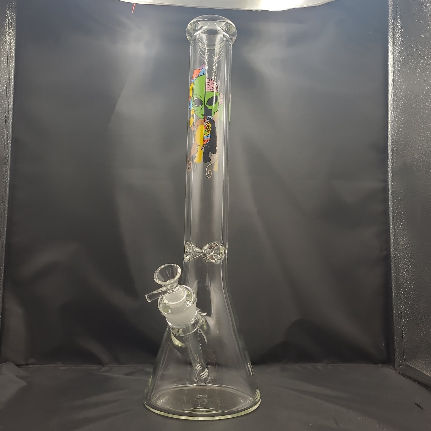 17" Alien Monkey Mandala Beaker Water Pipe