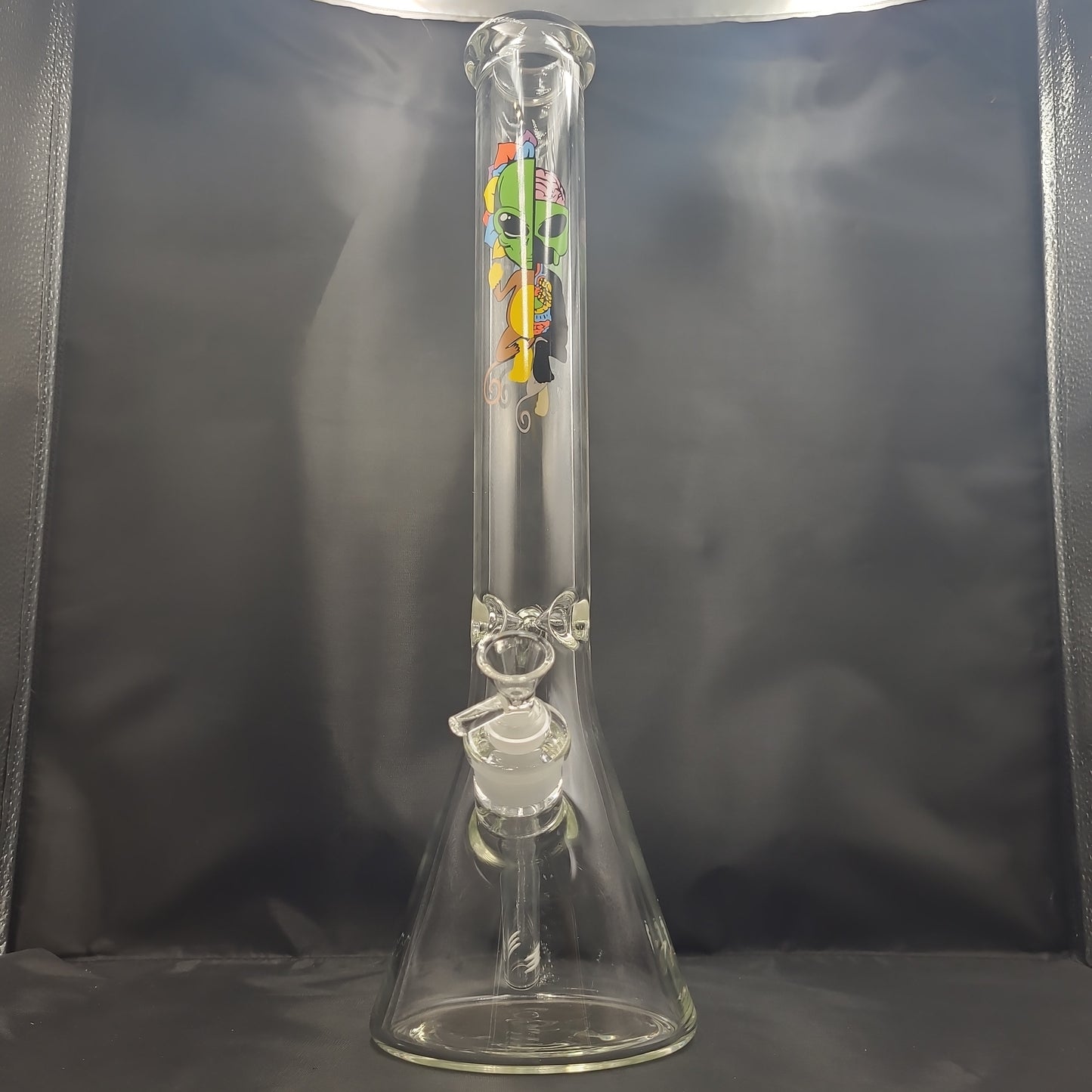 17" Alien Monkey Mandala Beaker Water Pipe