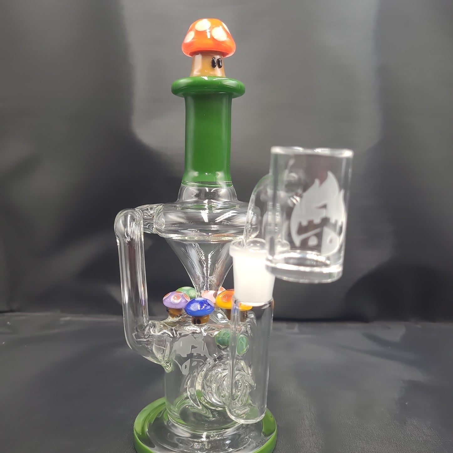 8.5" Empire Glassworks Mushrooms