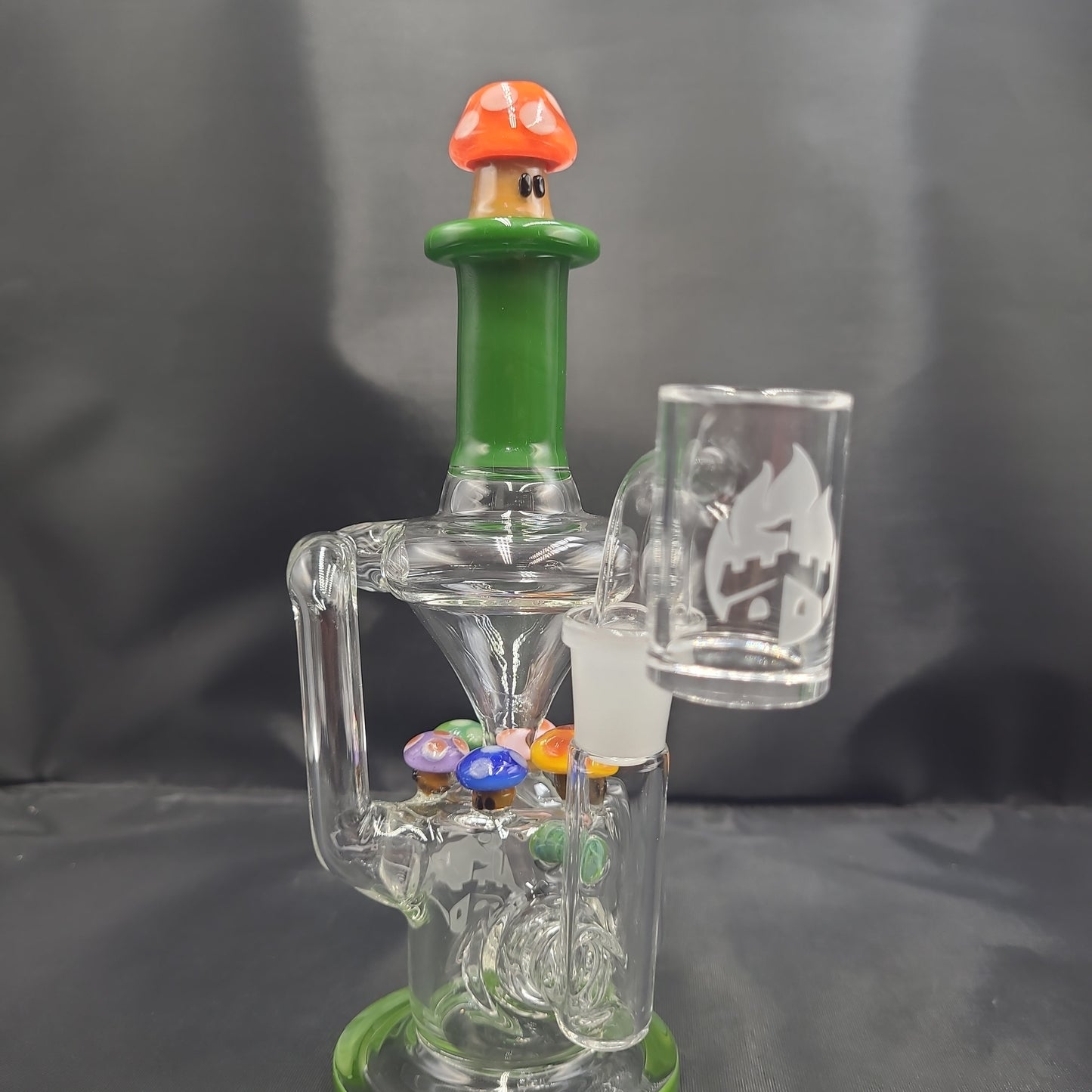 8.5" Empire Glassworks Mushrooms