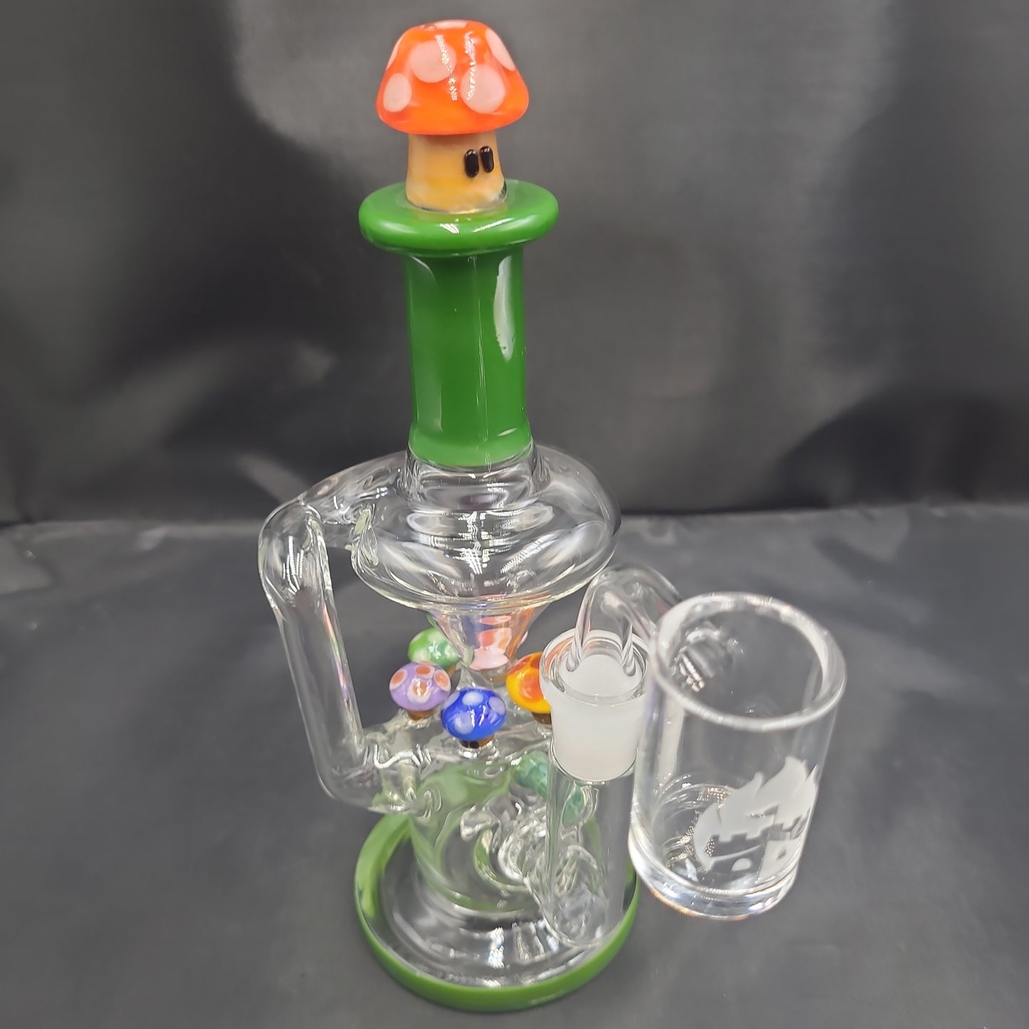 8.5" Empire Glassworks Mushrooms