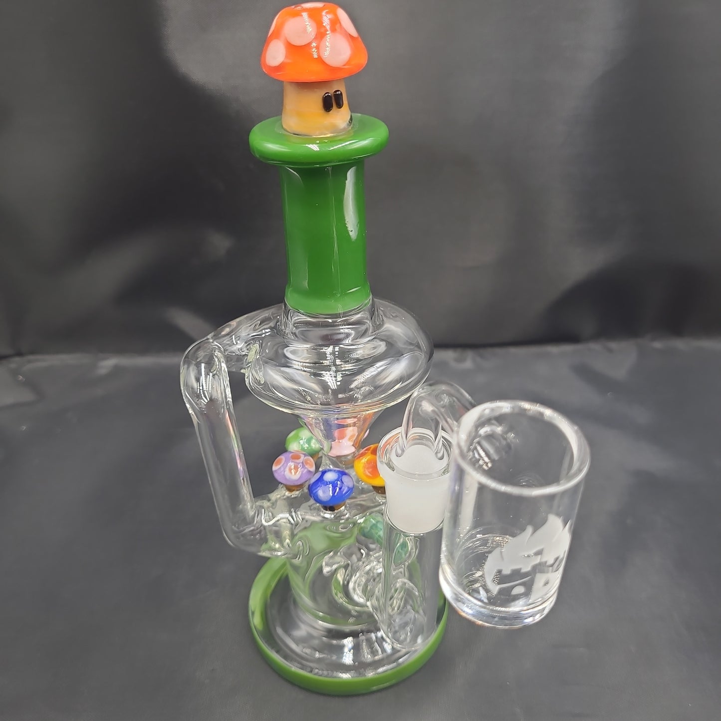 8.5" Empire Glassworks Mushrooms