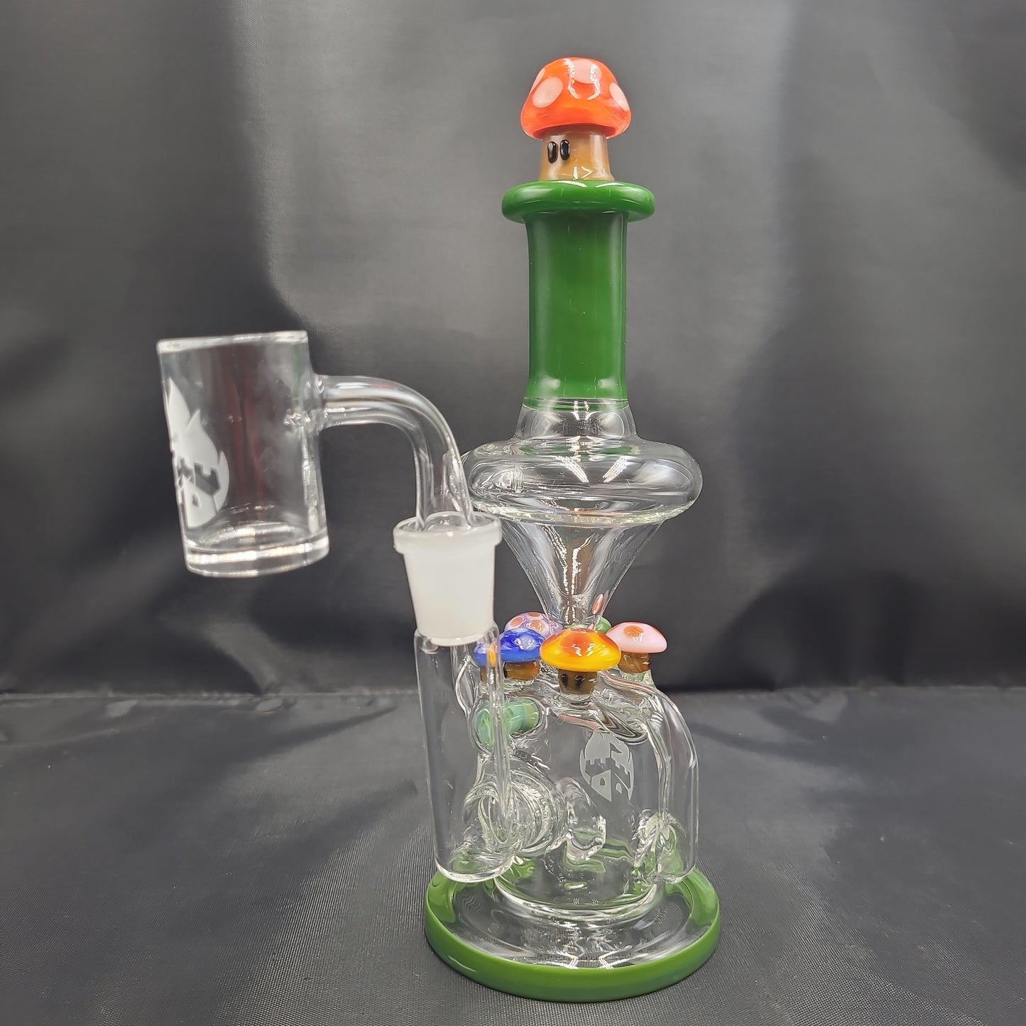 8.5" Empire Glassworks Mushrooms