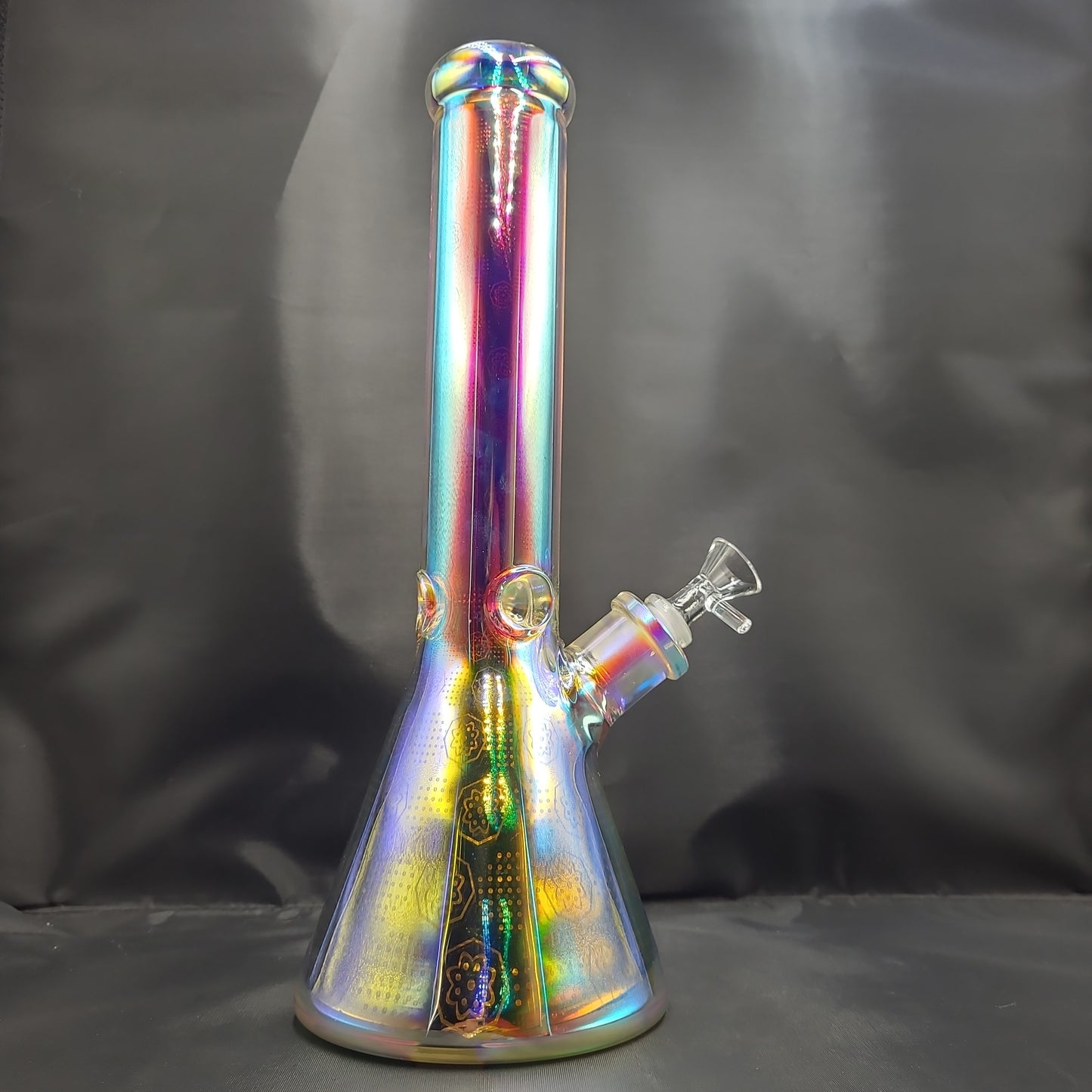 14" Space Party LED Light beaker water pipe