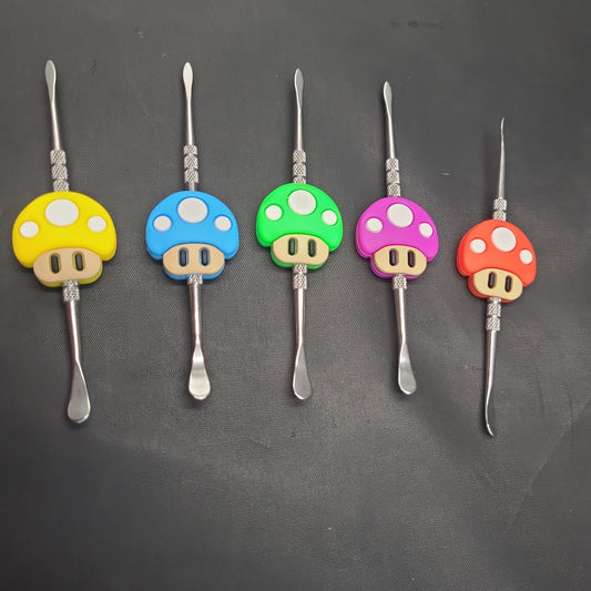 Shroom Head Scooper Poker Dab Tool