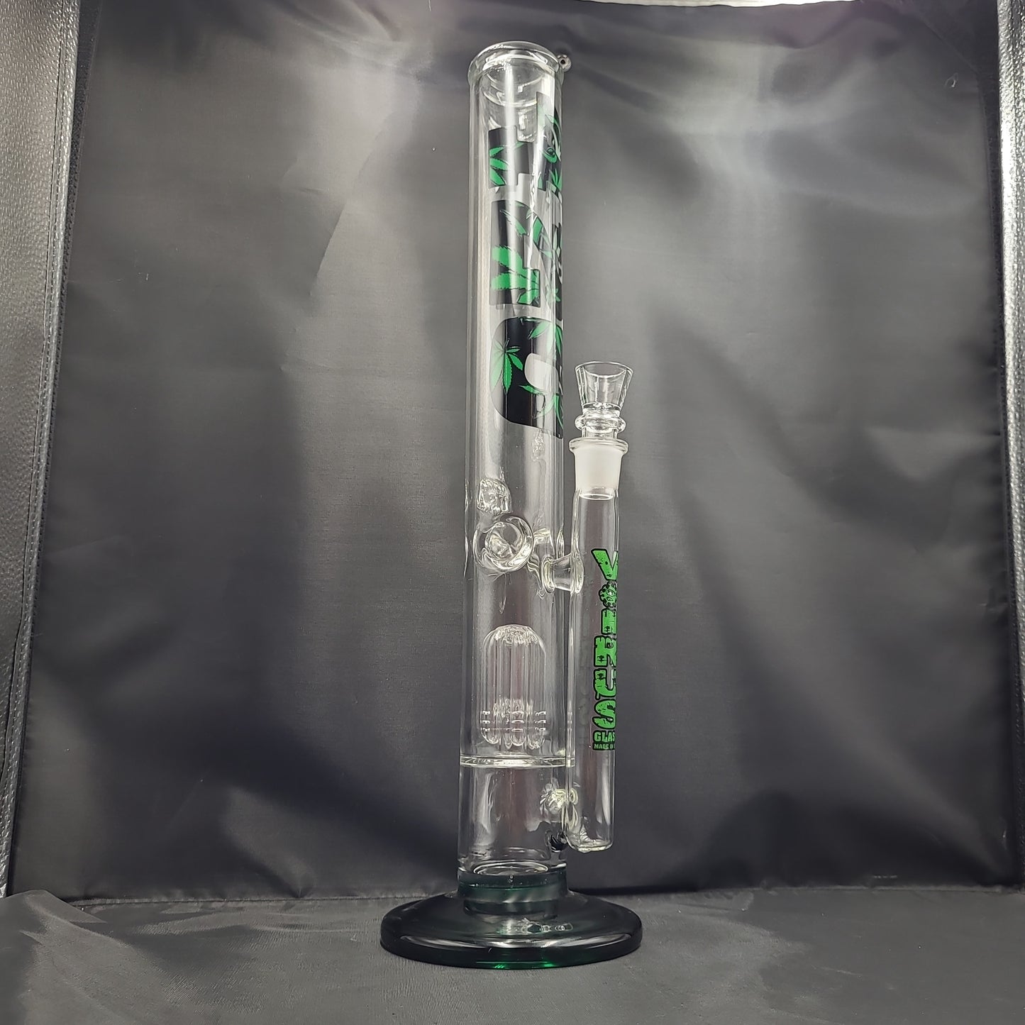 18" 420 Tree Perc Chamber Straight tube water pipe