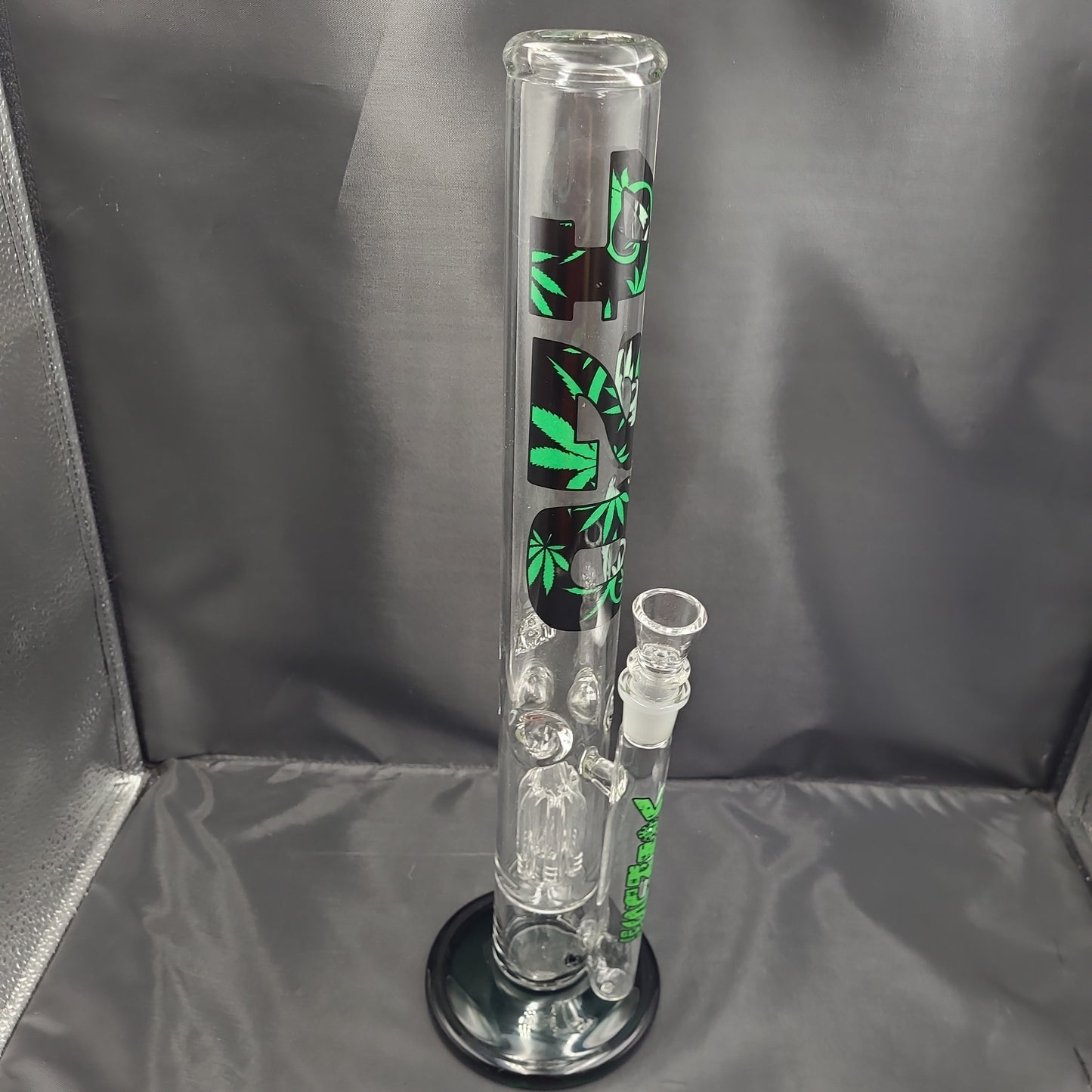 18" 420 Tree Perc Chamber Straight tube water pipe