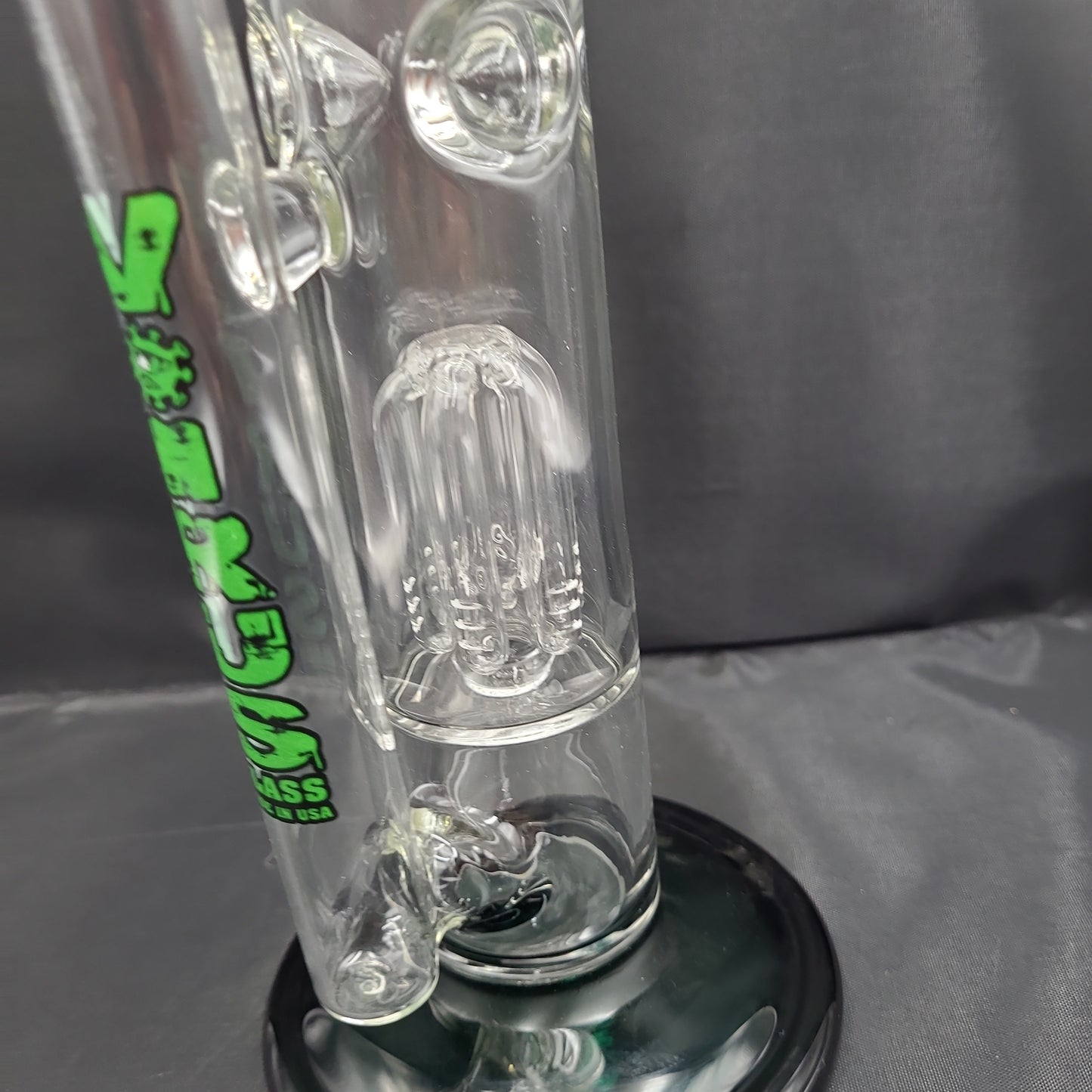 18" 420 Tree Perc Chamber Straight tube water pipe