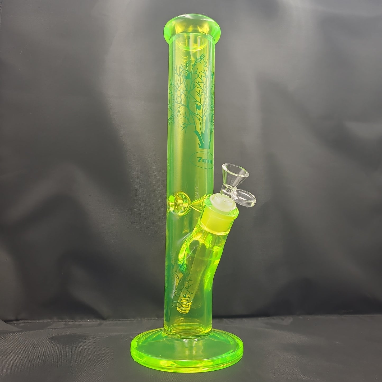 14.5" Neon Green Nature Tree Straight tube