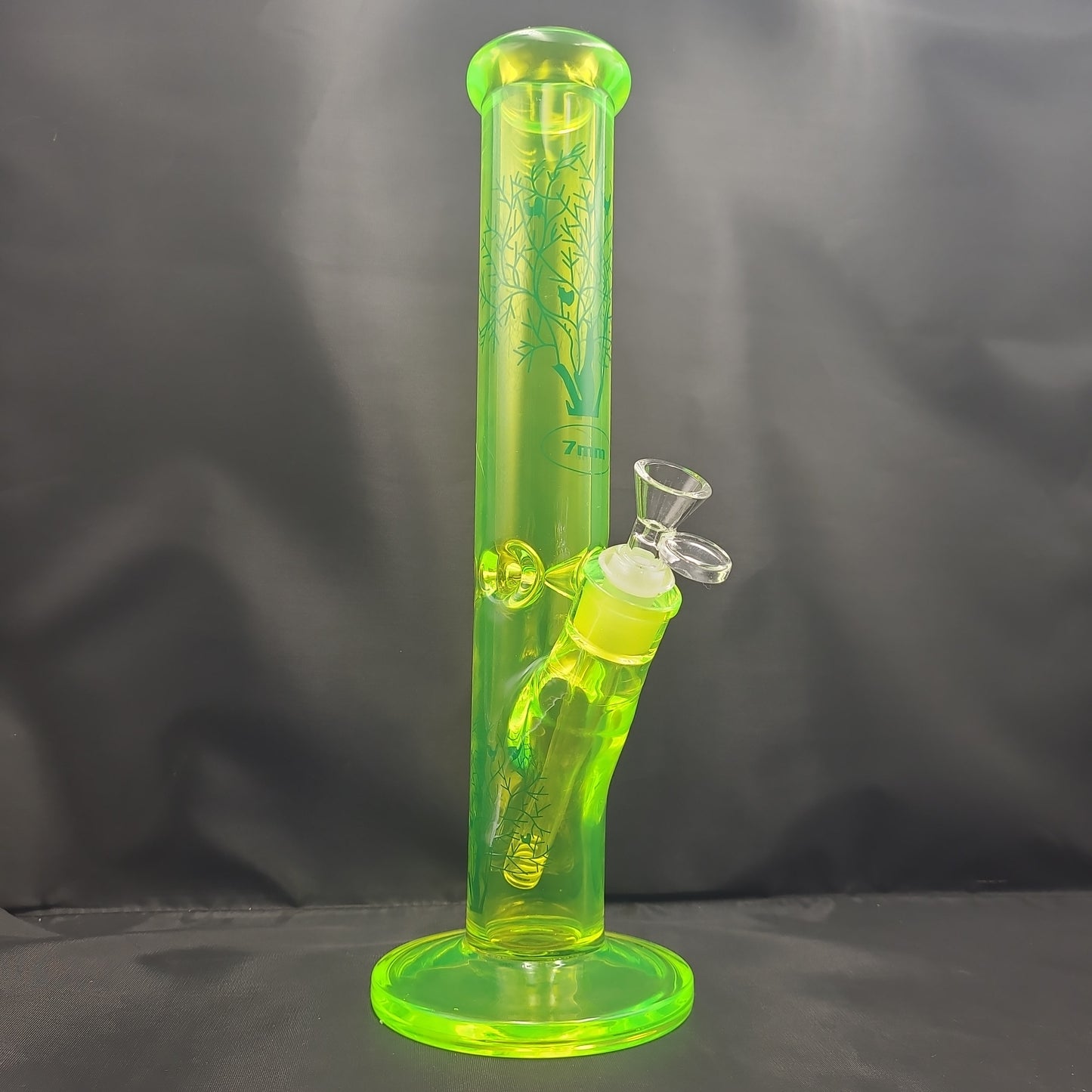 14.5" Neon Green Nature Tree Straight tube