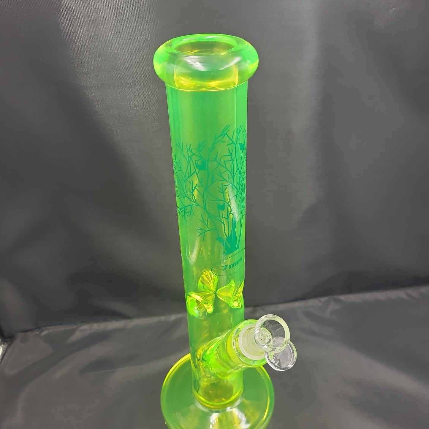 14.5" Neon Green Nature Tree Straight tube