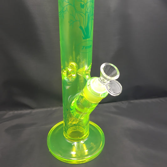 14.5" Neon Green Nature Tree Straight tube