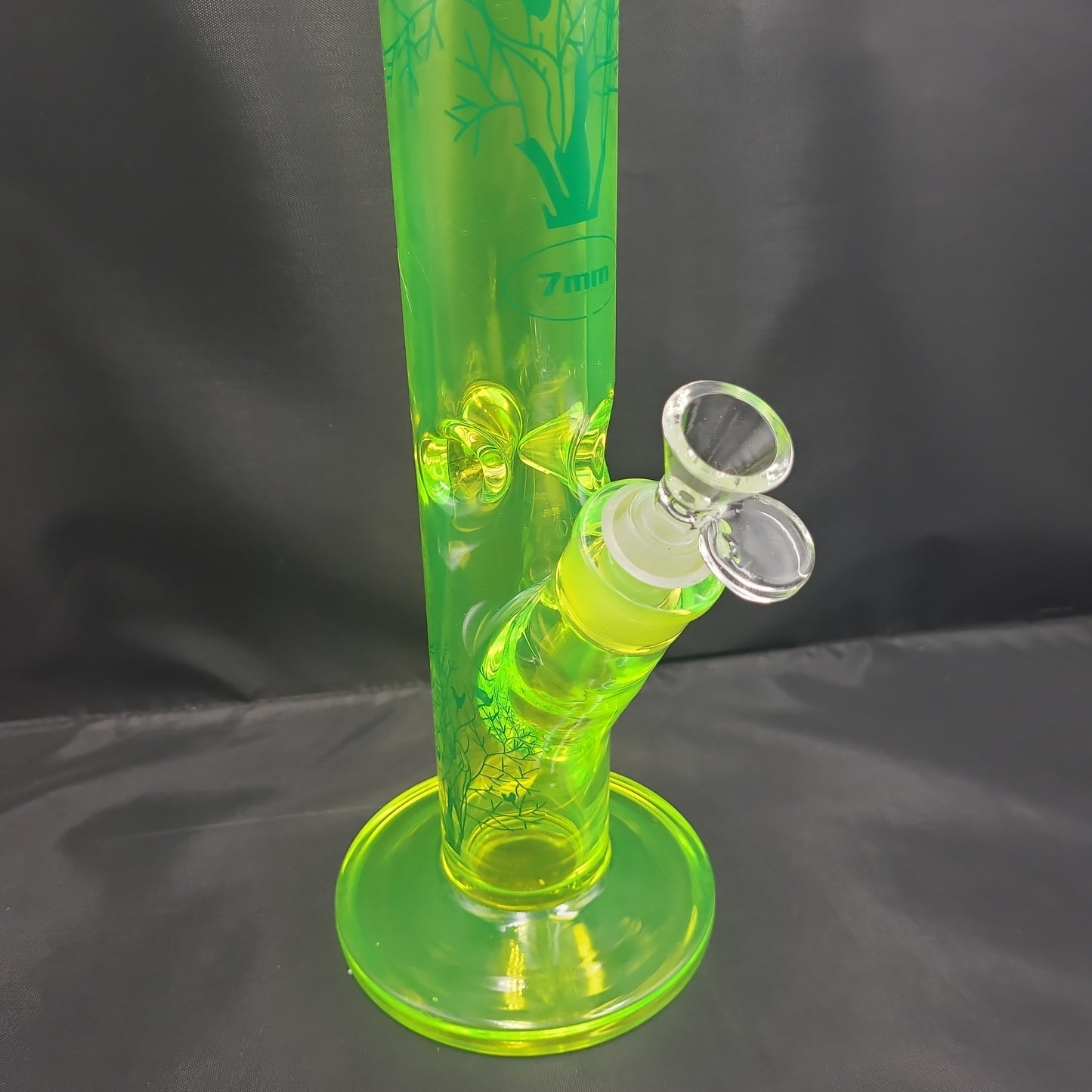 14.5" Neon Green Nature Tree Straight tube