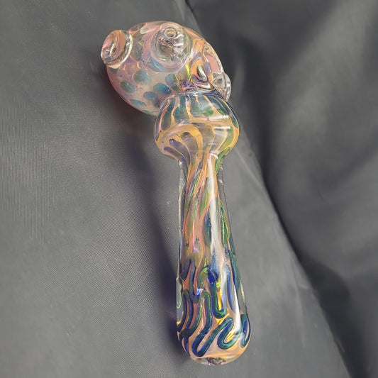 8" Squiqly Squid Head Hammer pipe