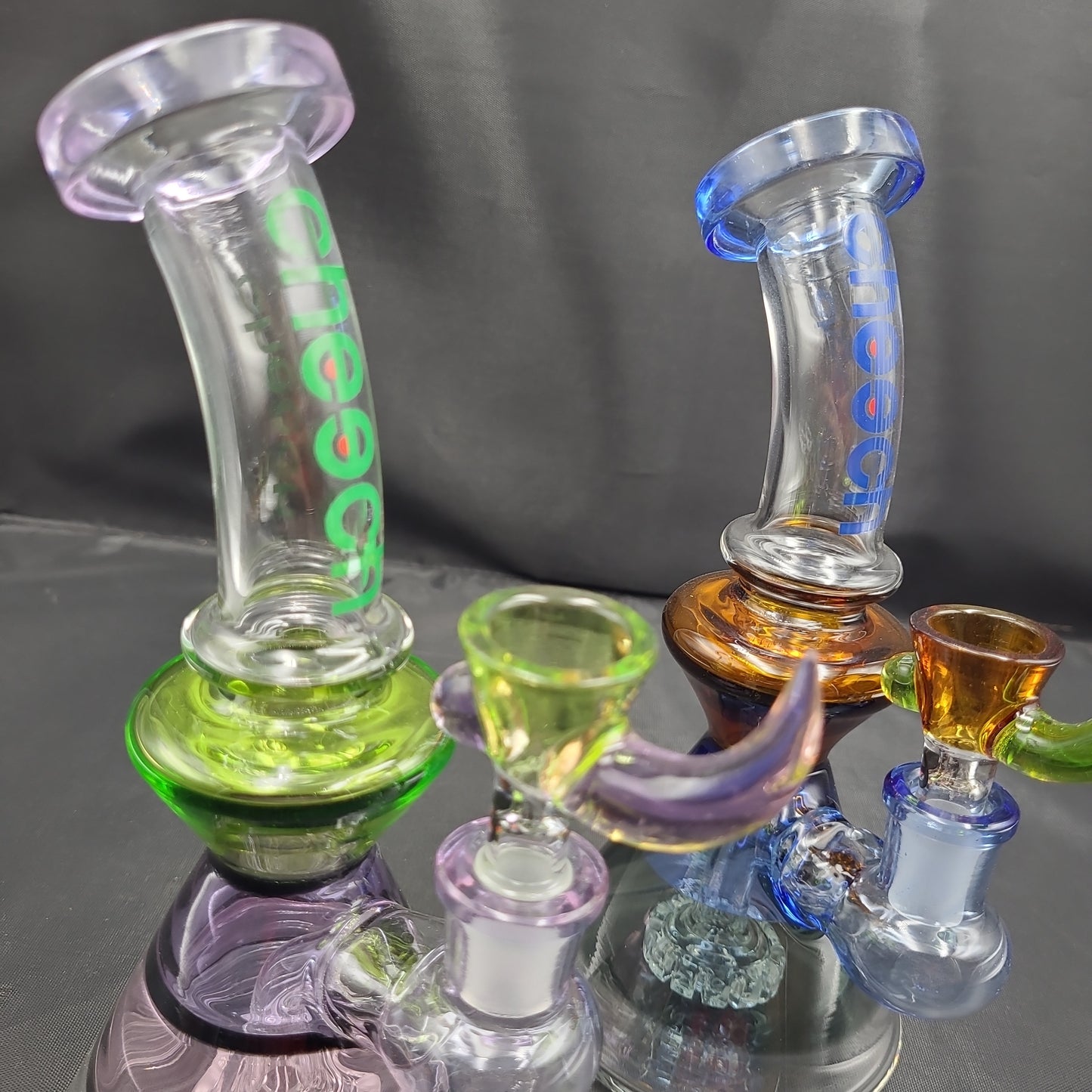 8" Cheech Glass Fancy Hourglass