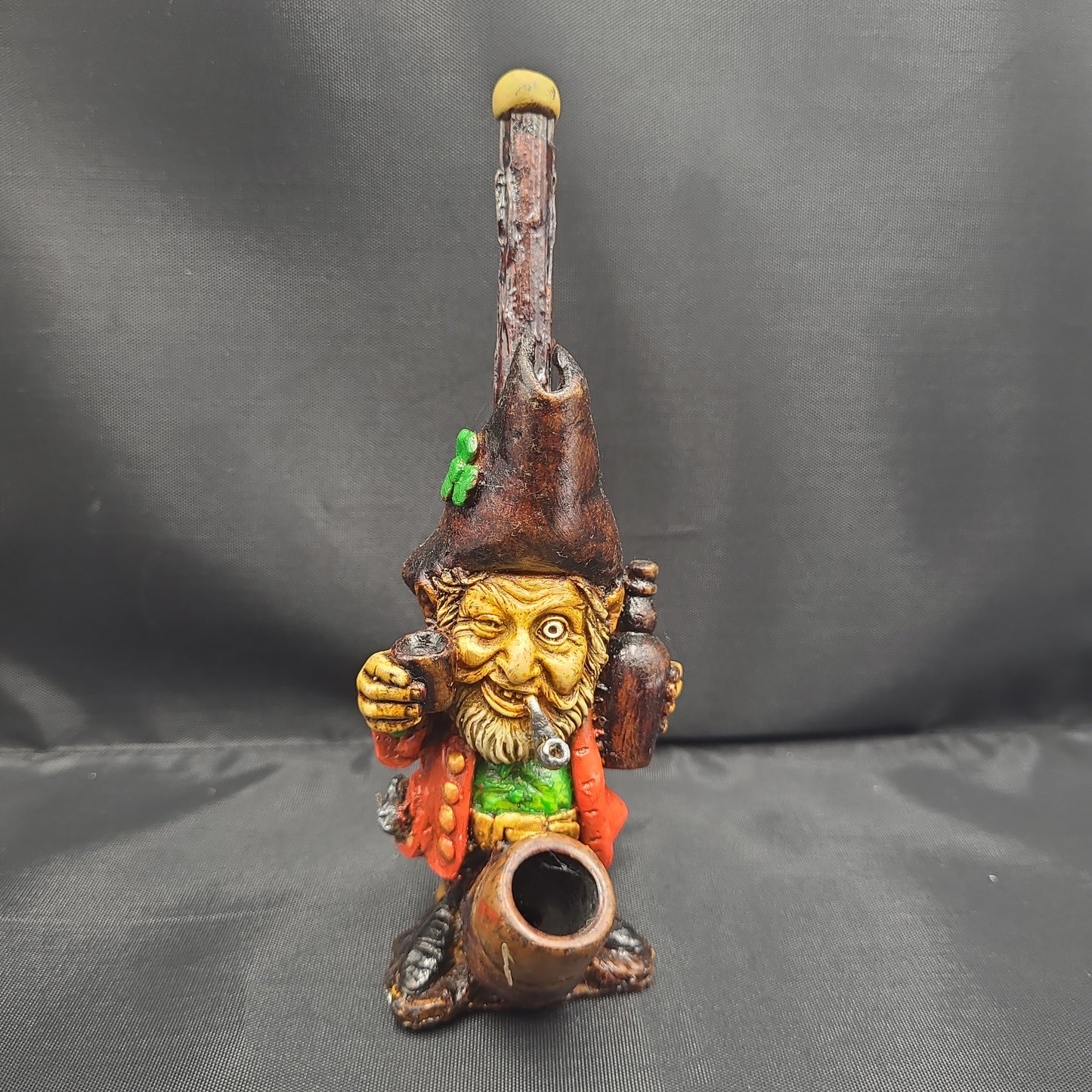 Whiskey Sherlock leprechaun Wood Resin Pipe