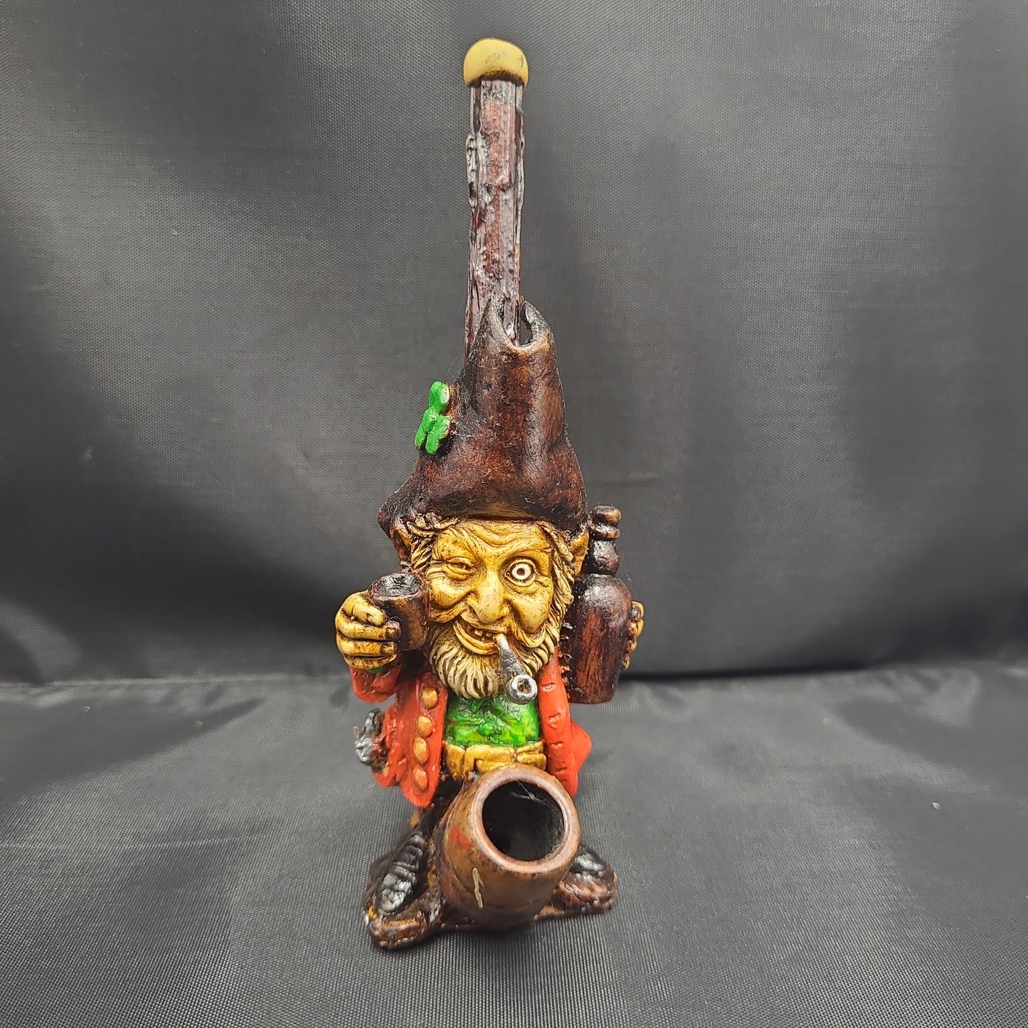 Whiskey Sherlock leprechaun Wood Resin Pipe