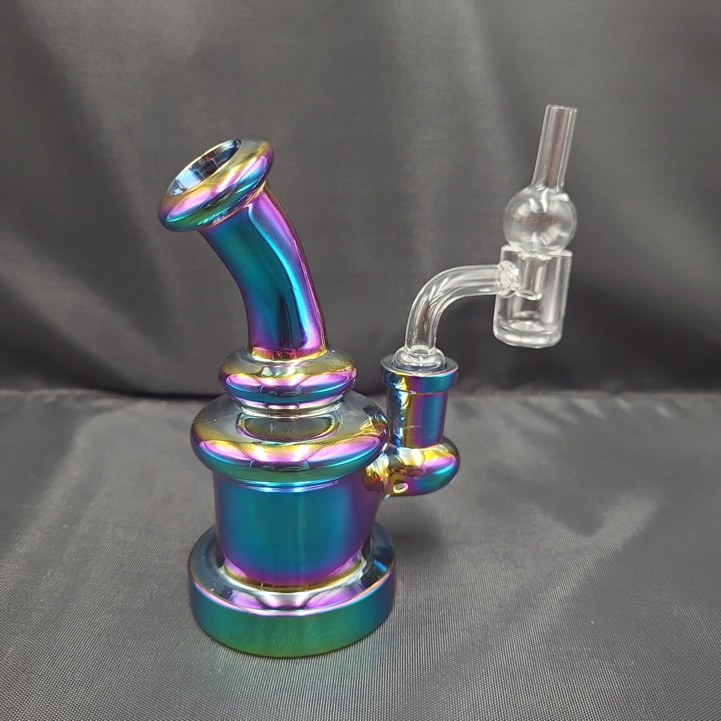 5.5" Multi Color Metallic waterpipe rig