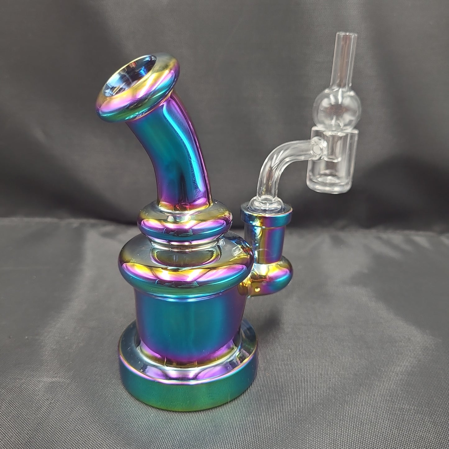 5.5" Multi Color Metallic waterpipe rig