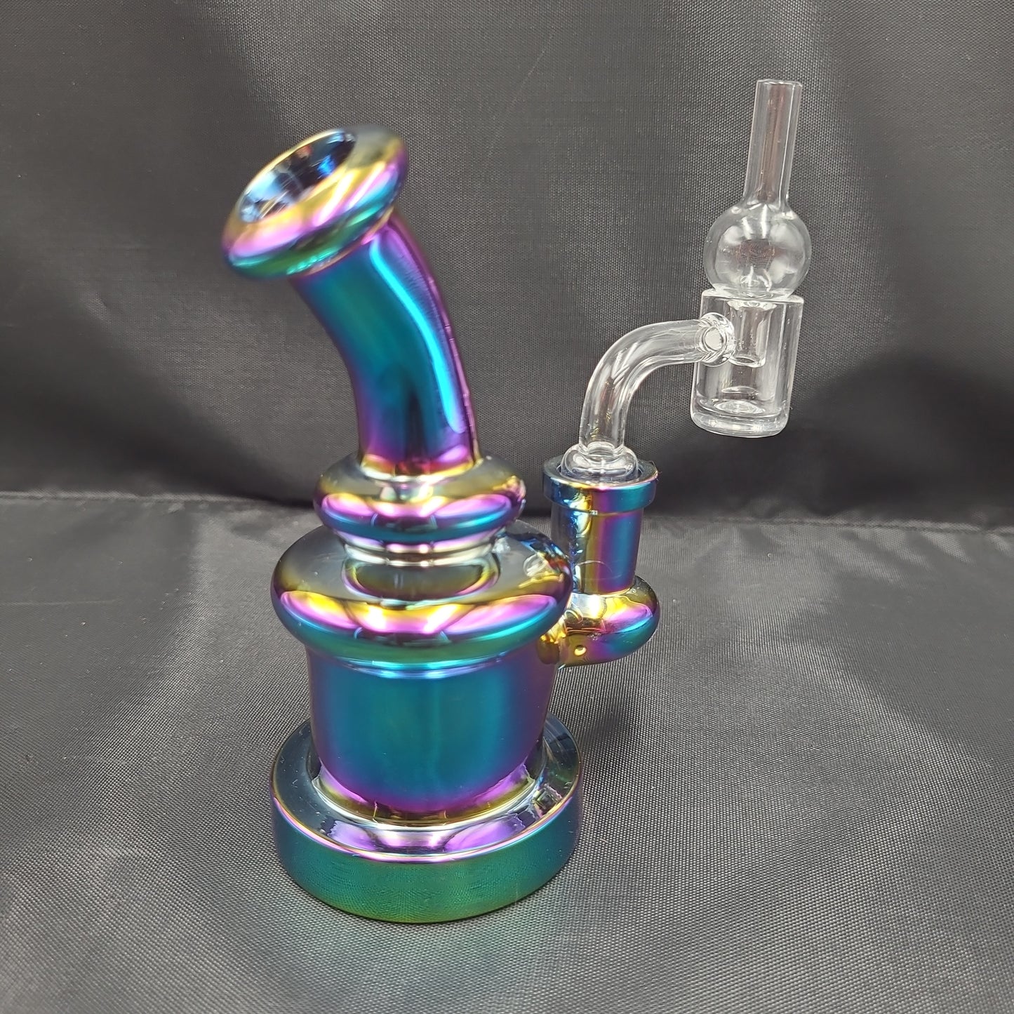 5.5" Multi Color Metallic waterpipe rig