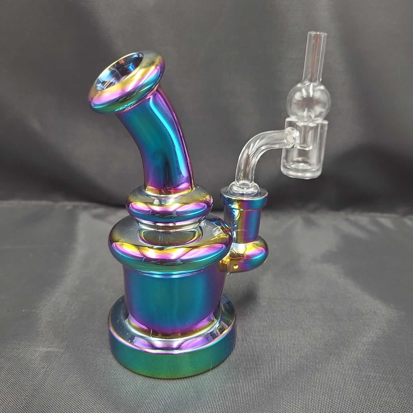 5.5" Multi Color Metallic waterpipe rig