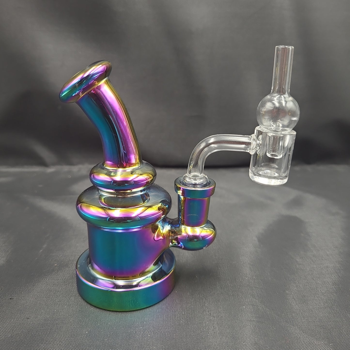 5.5" Multi Color Metallic waterpipe rig