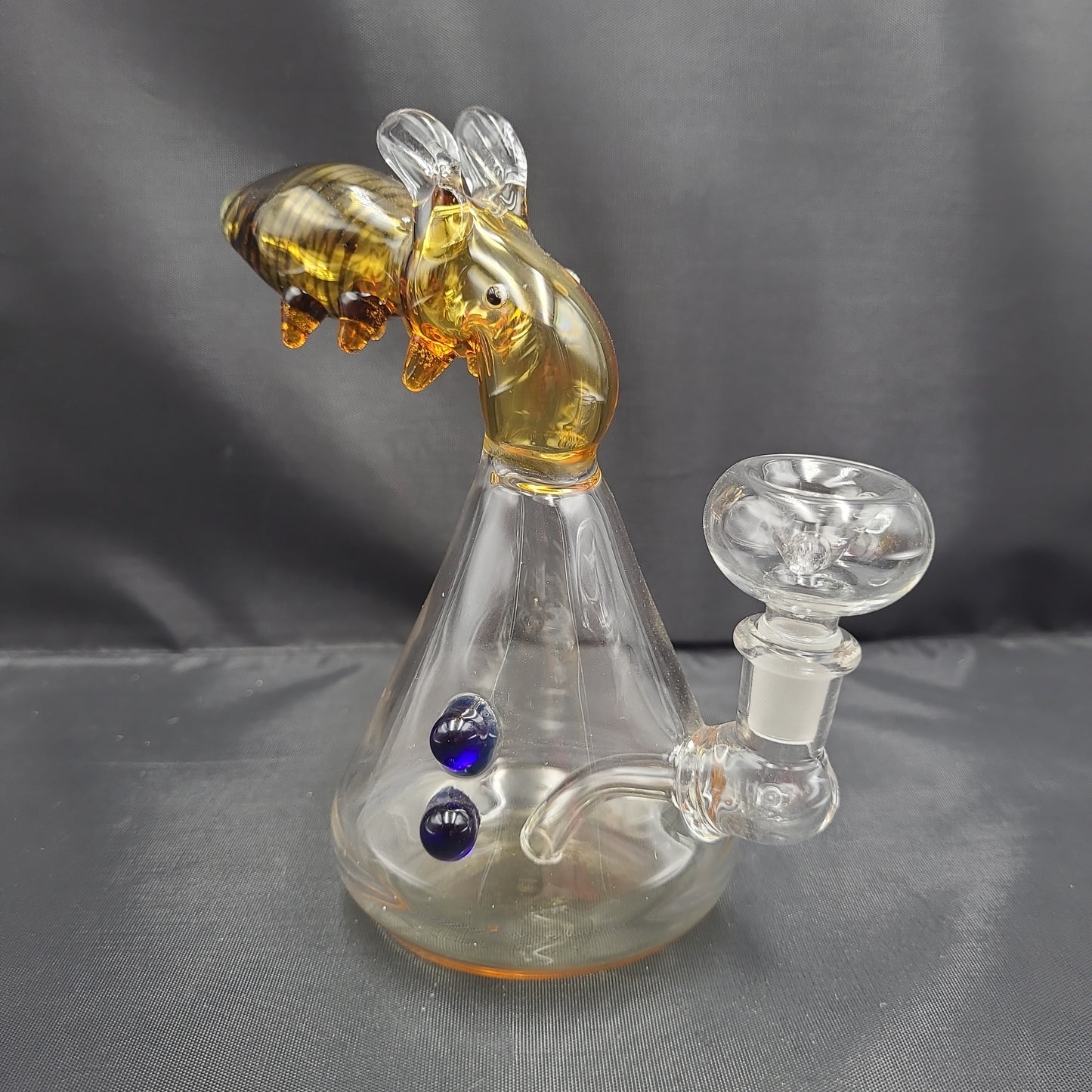 7" Flying Honey Bee Beaker bong