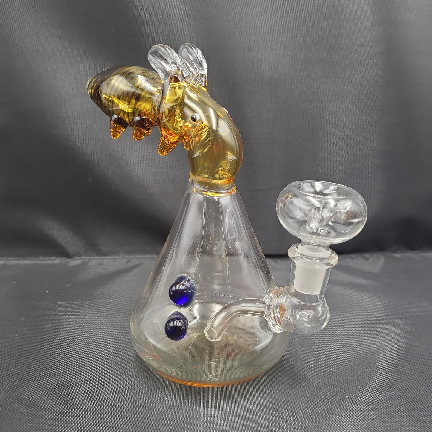 7" Flying Honey Bee Beaker bong