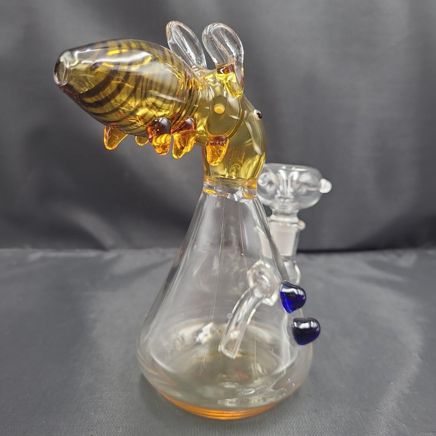 7" Flying Honey Bee Beaker bong