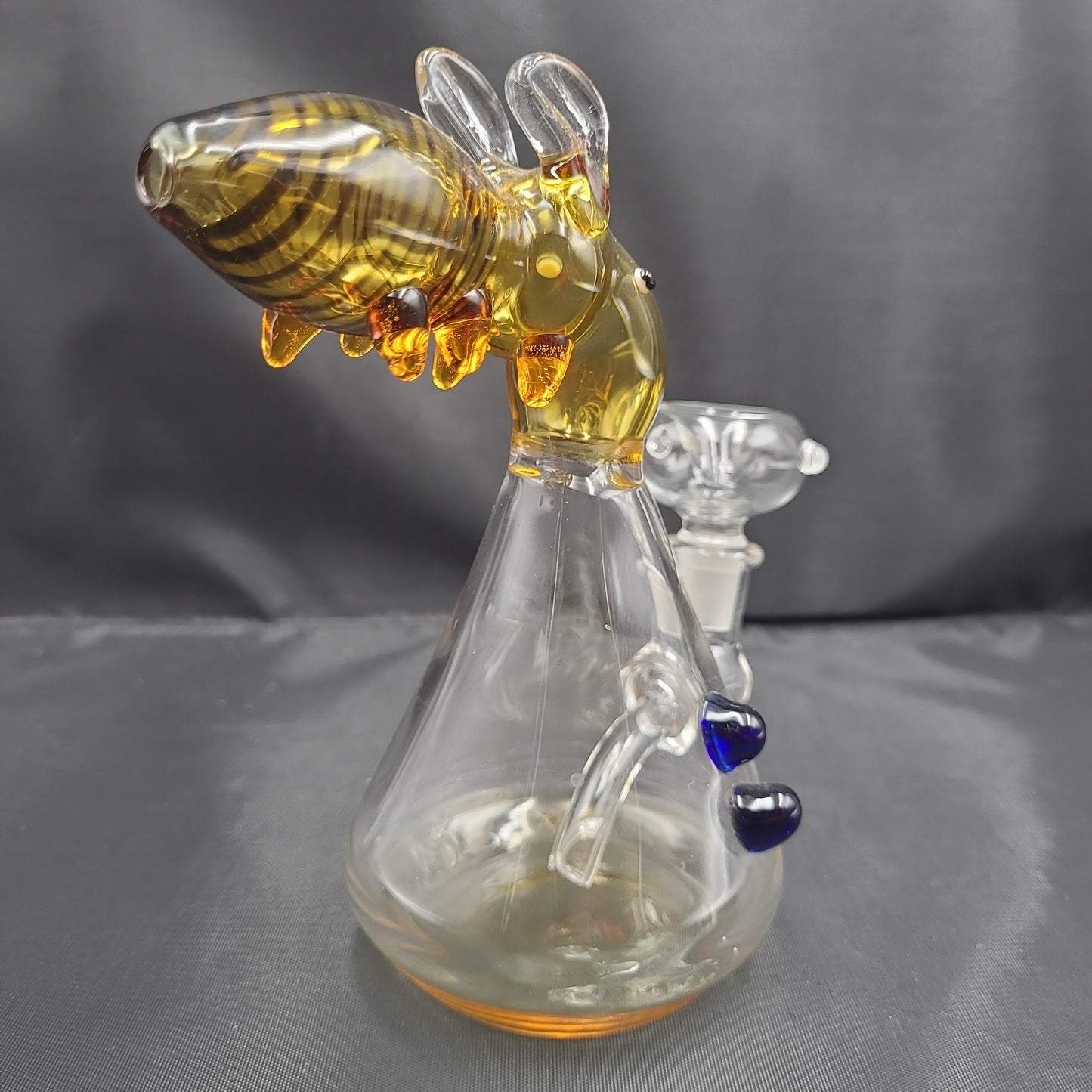 7" Flying Honey Bee Beaker bong