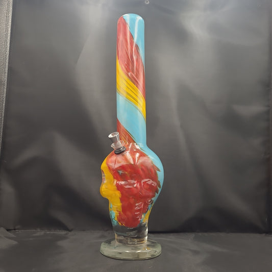 17" Cloud 9 Swirly Skull Beaker